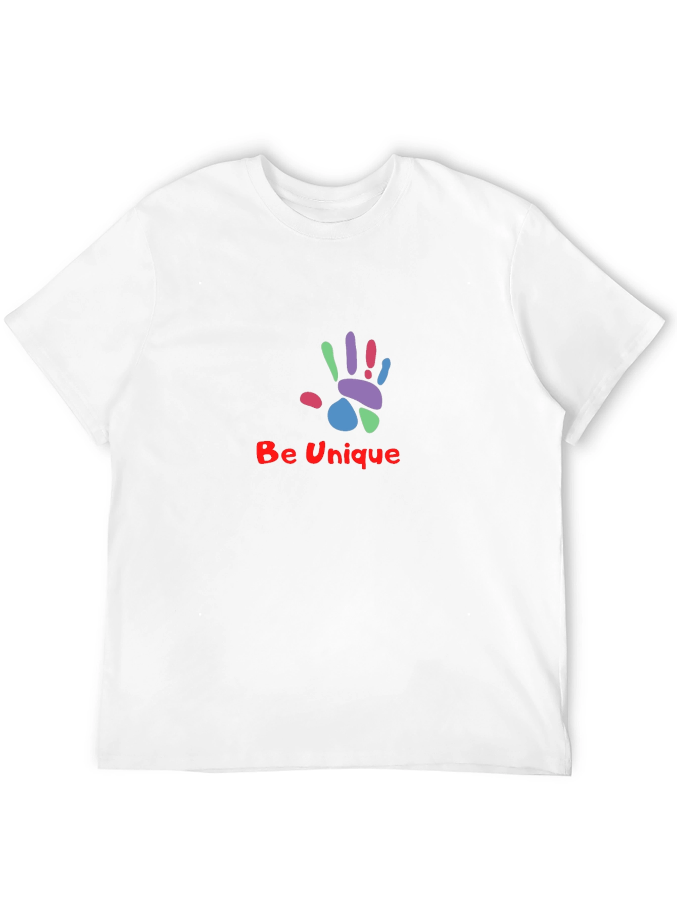Unique Handprint Graphic Tee - Stylish Black T-Shirt