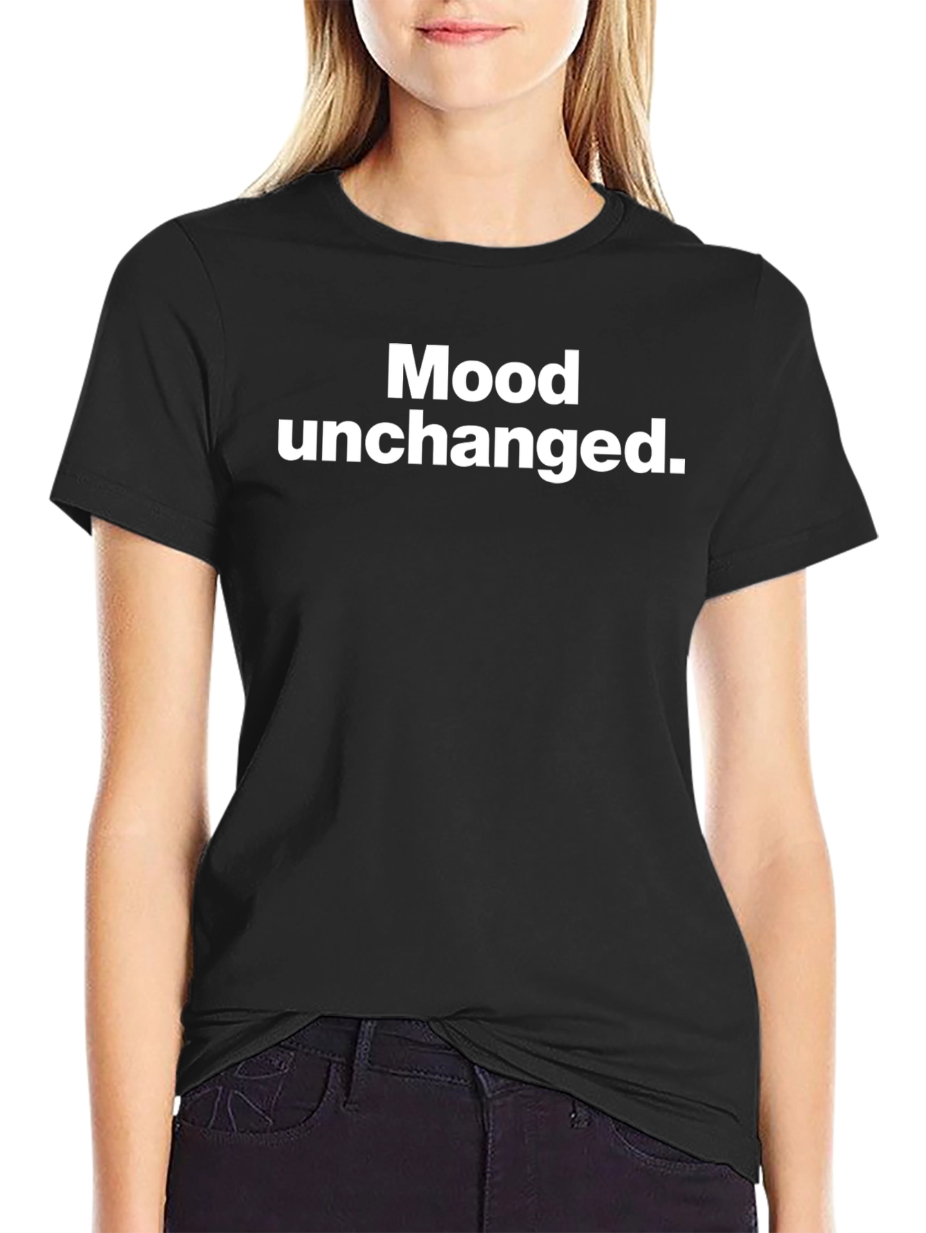 Mood Unchanged T-Shirt - Classic Black Tee