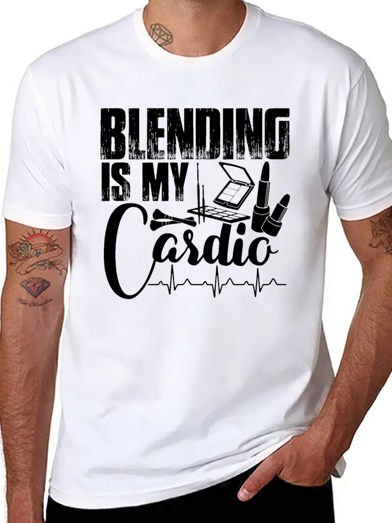 Blending Is My Cardio Graphic T-Shirt