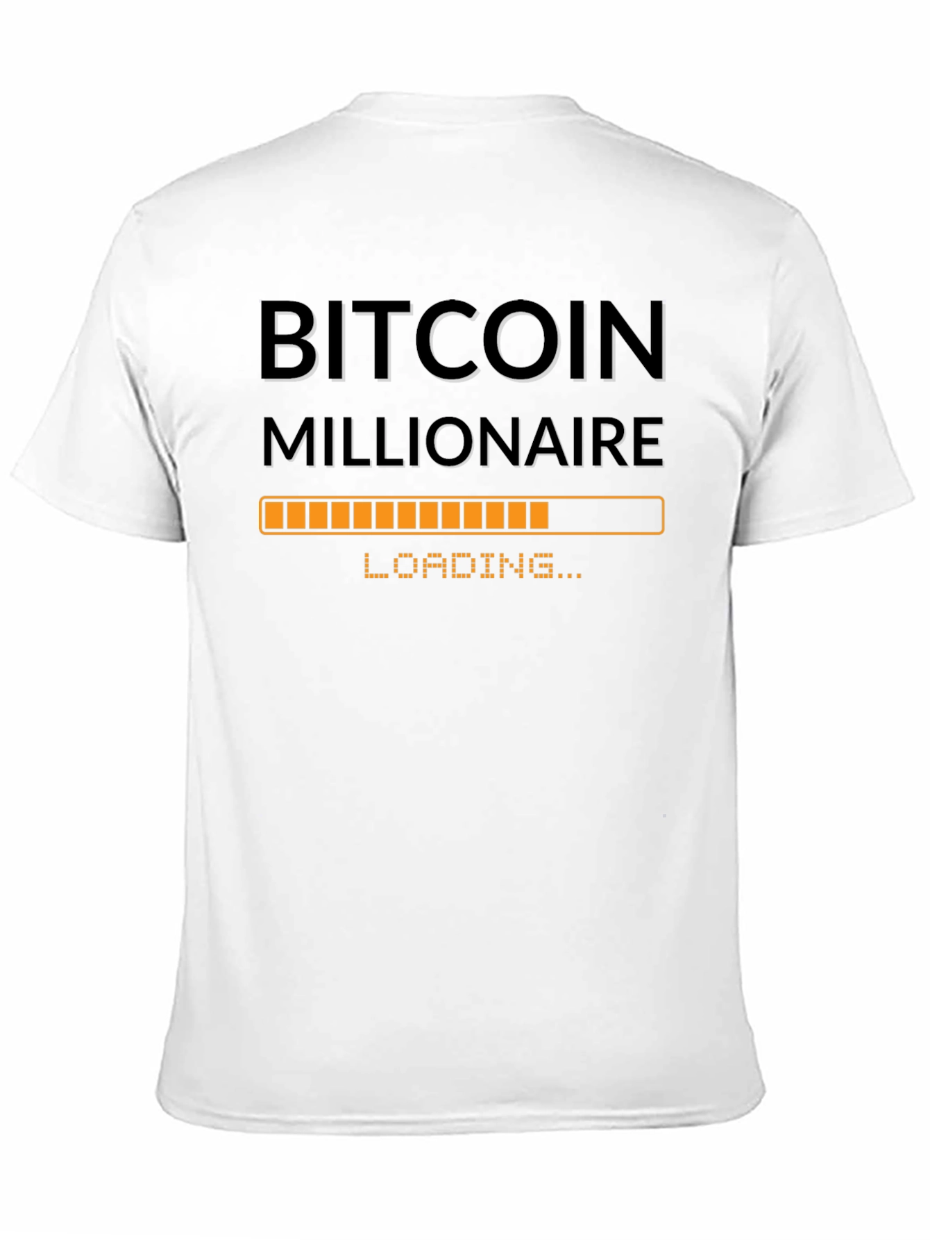 Bitcoin Millionaire Loading - Black T-Shirt