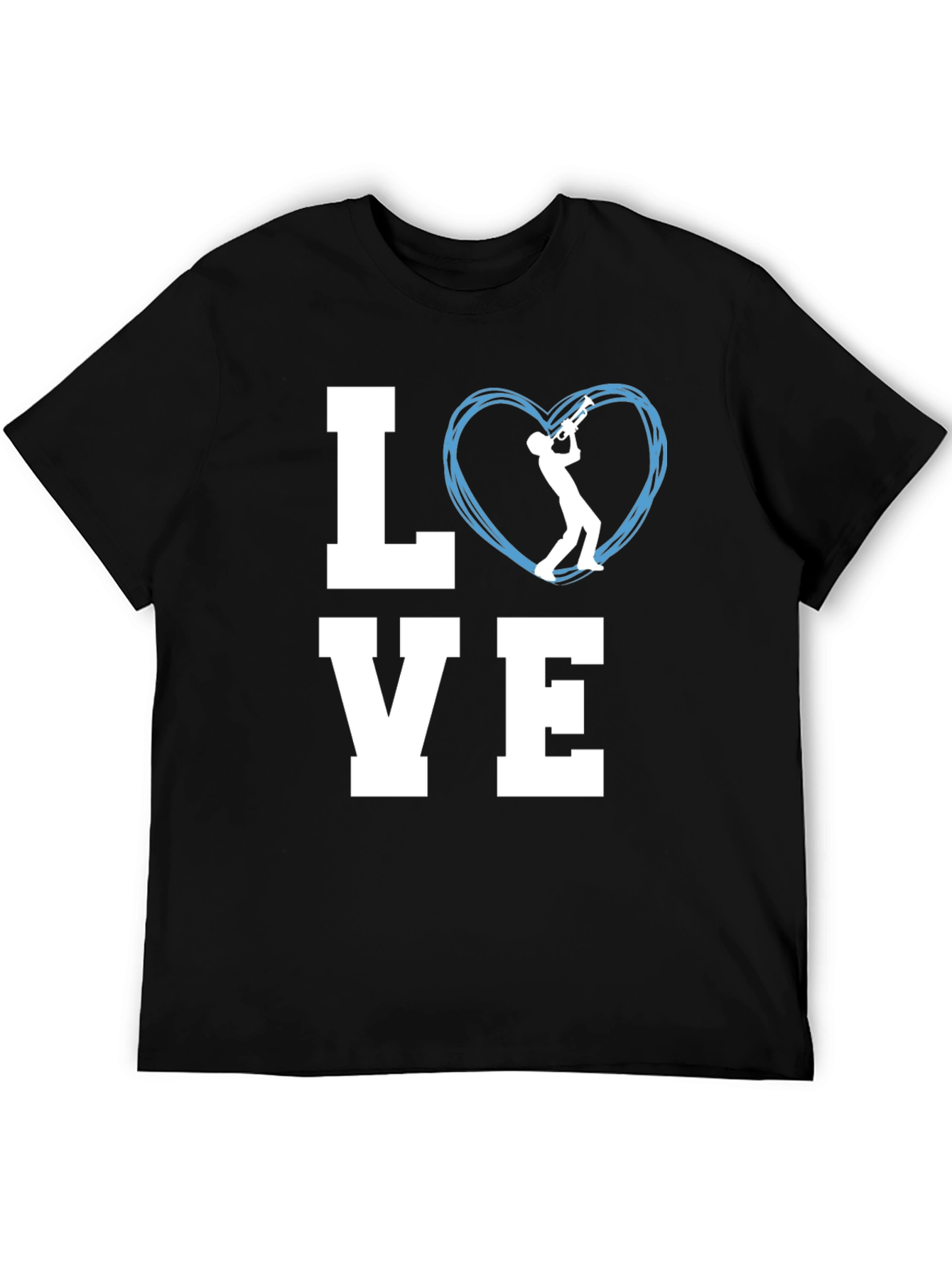 Love Trumpet Musician Graphic Tee