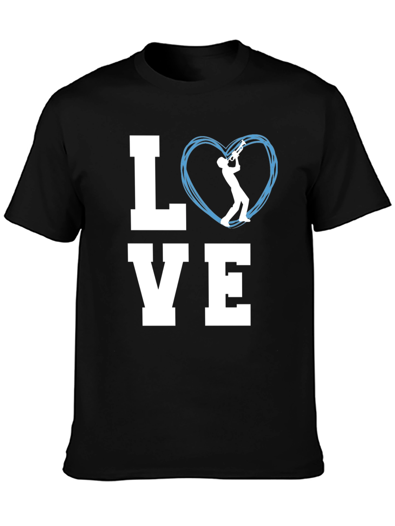 Love Trumpet Musician Graphic Tee
