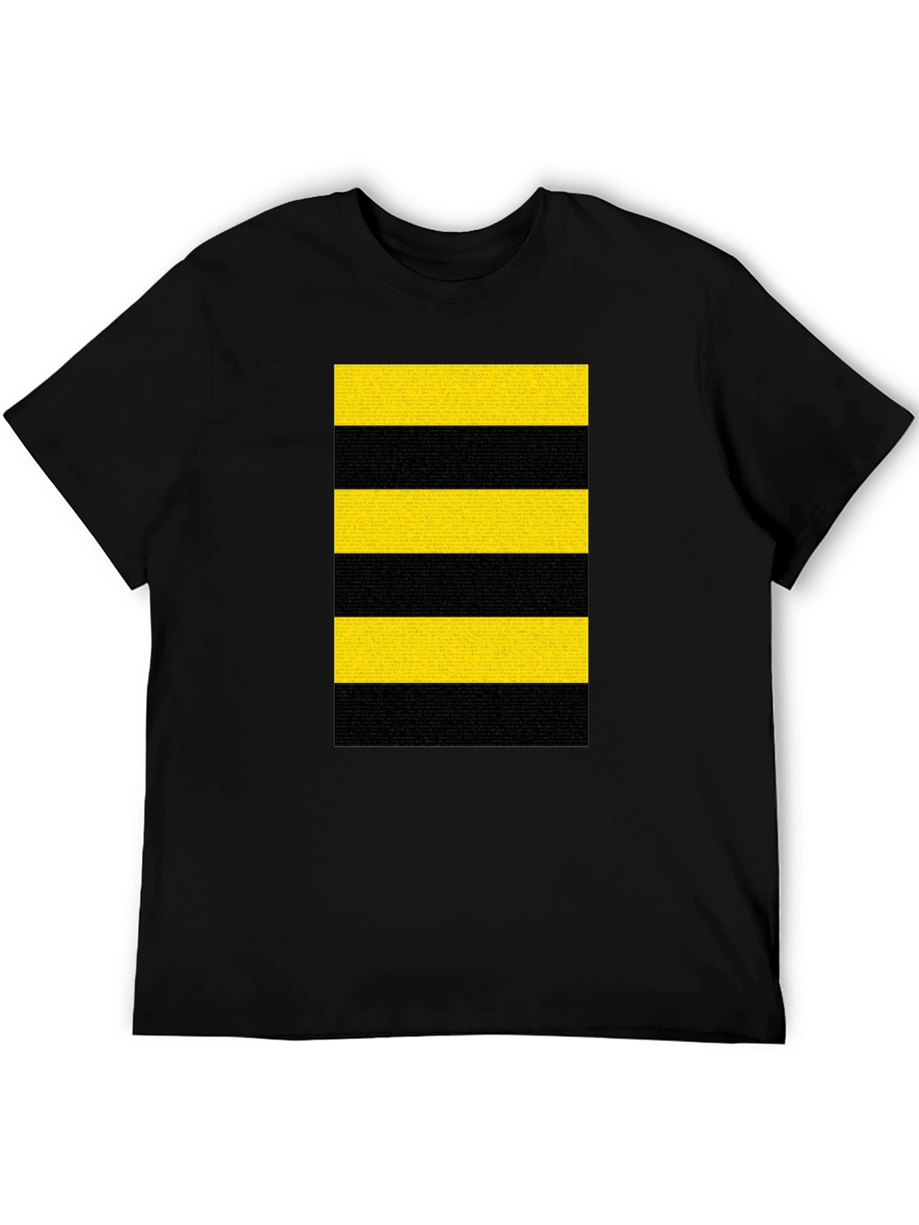 Striped T-Shirt - Bold Black and Yellow Design