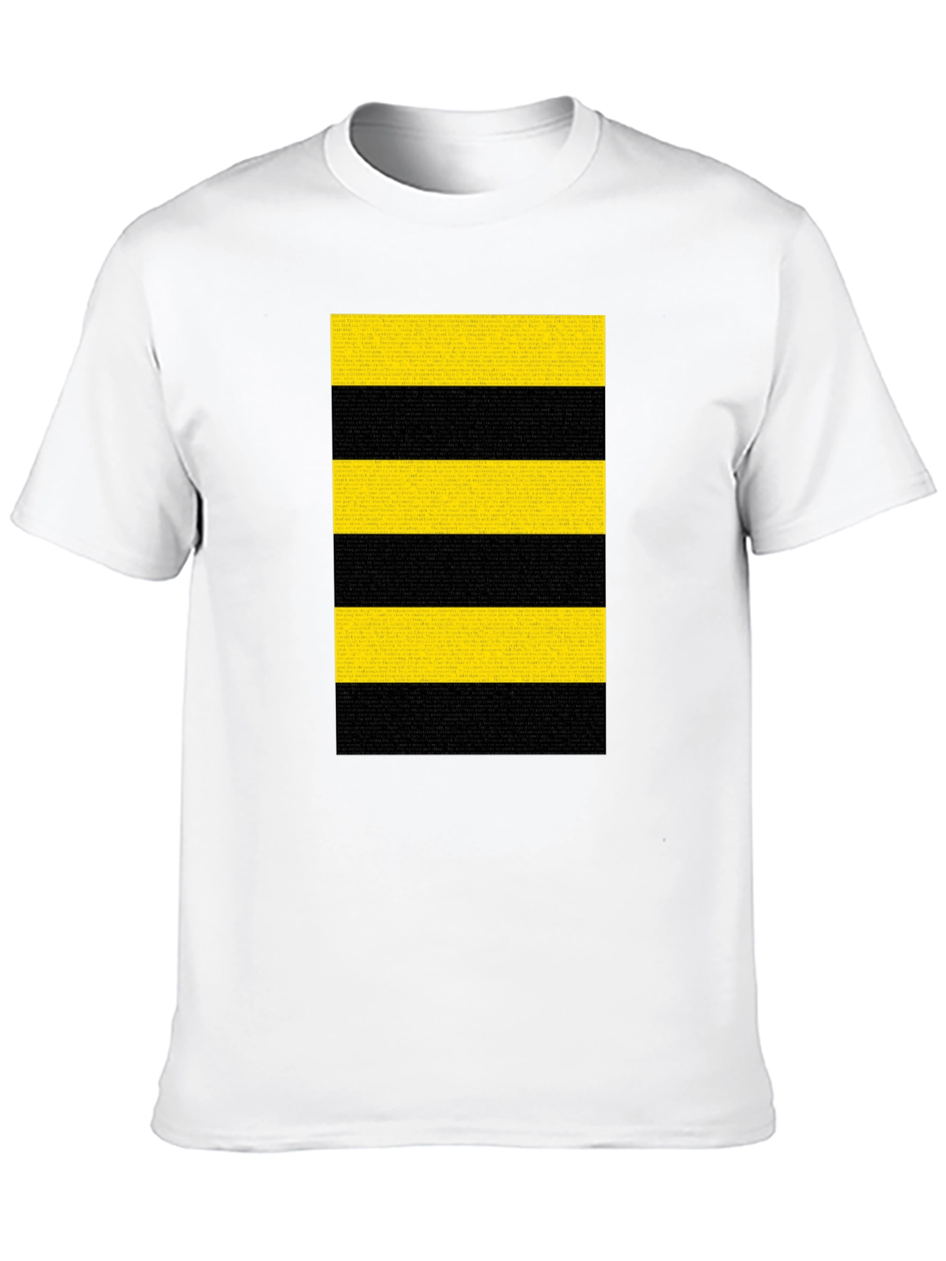 Striped T-Shirt - Bold Black and Yellow Design
