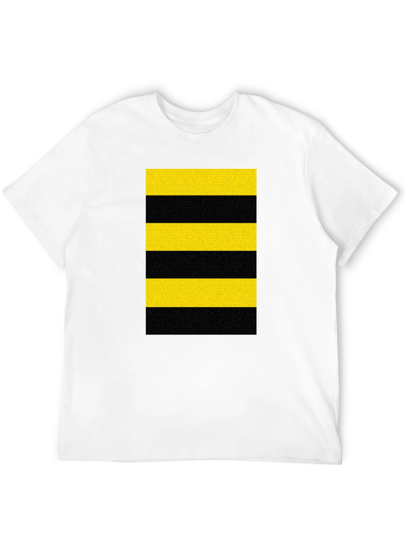 Striped T-Shirt - Bold Black and Yellow Design
