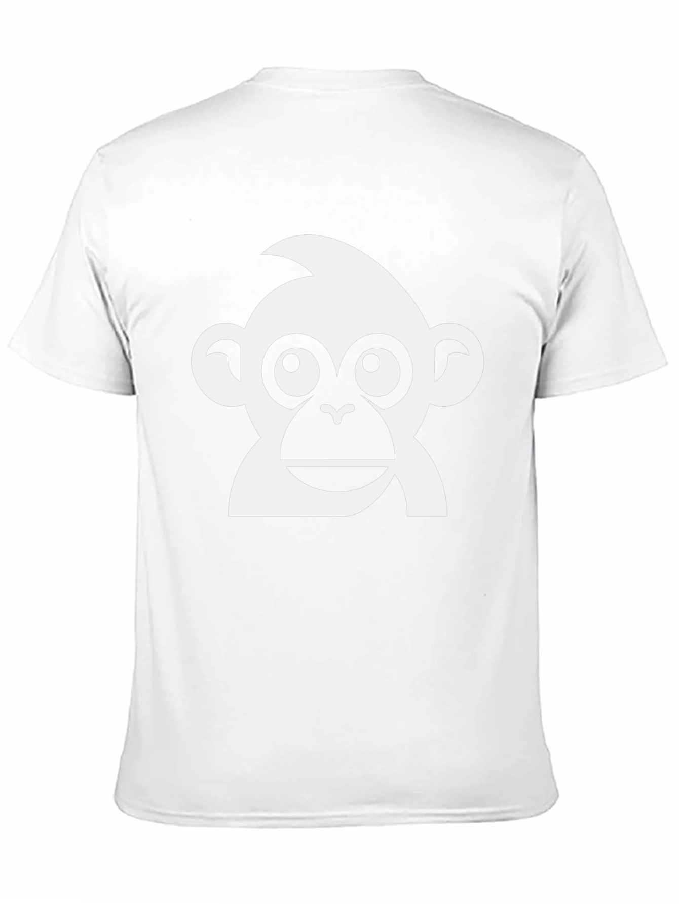 Monkey Graphic Tee - Black Cotton T-Shirt