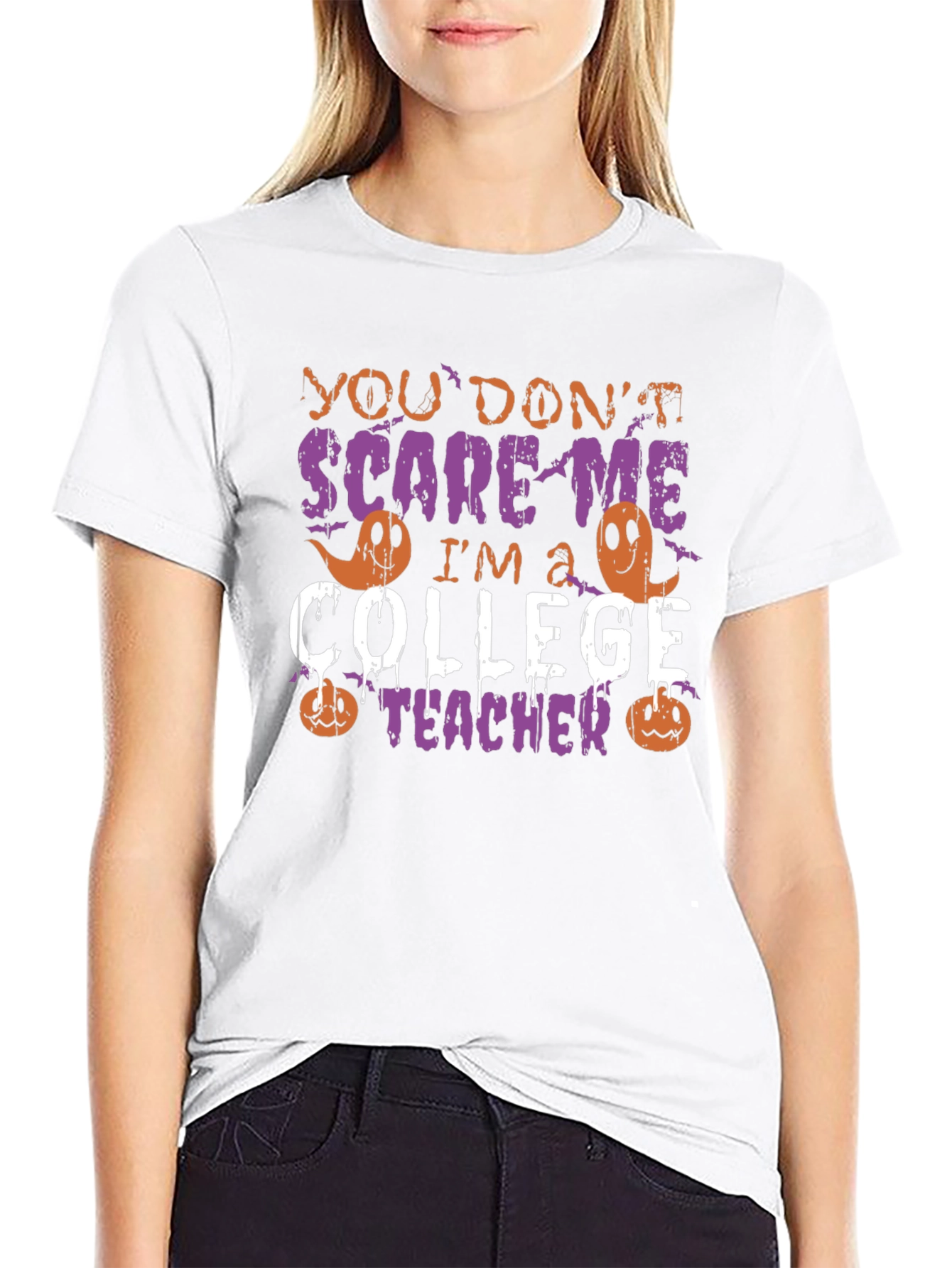 College Teacher Halloween T-Shirt