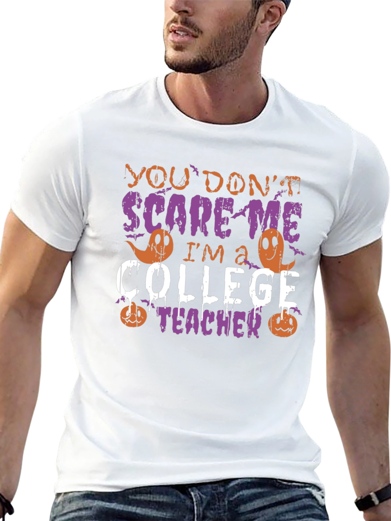 College Teacher Halloween T-Shirt