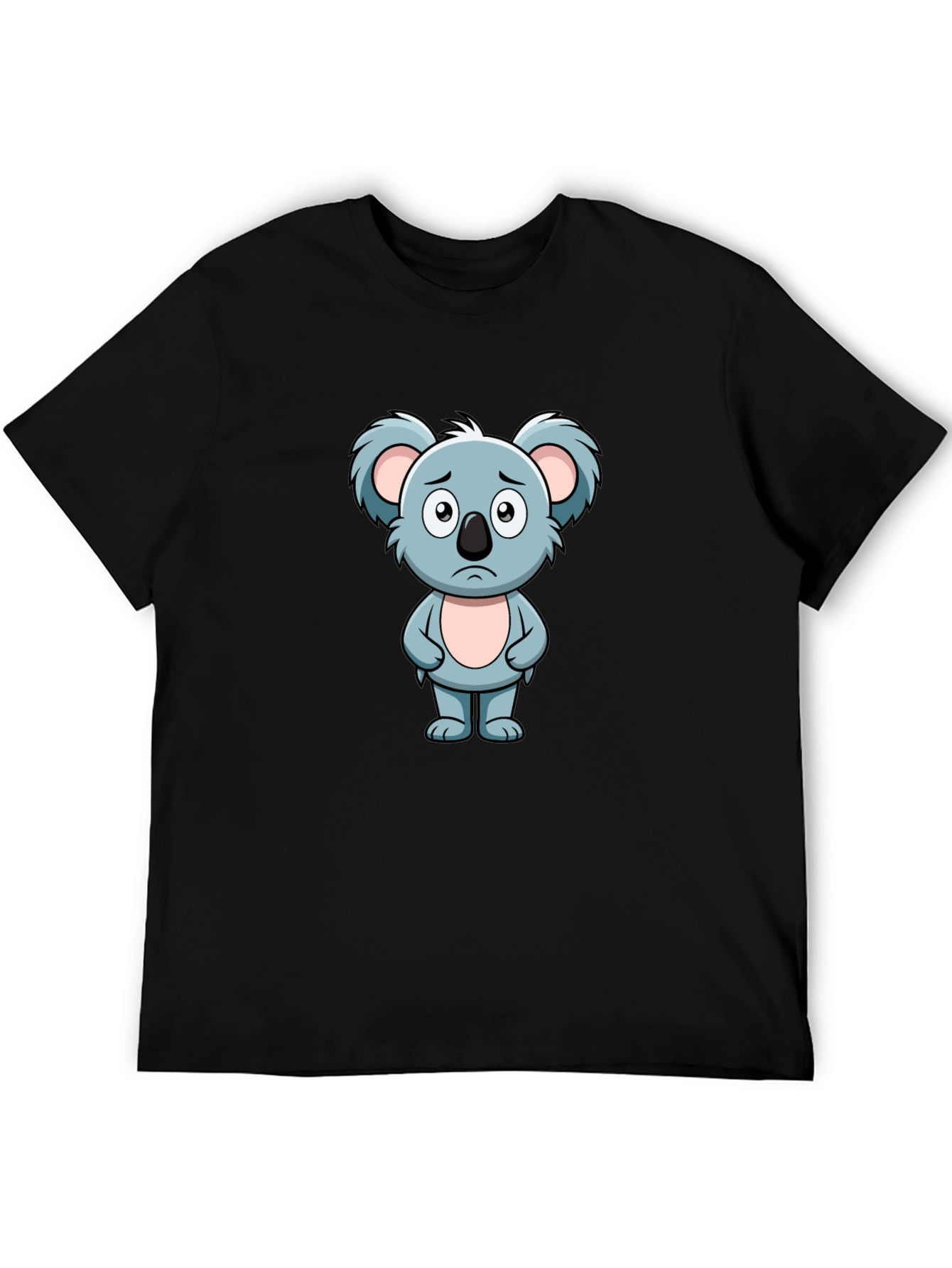 Sad Koala Graphic T-Shirt - Soft Cotton Blend