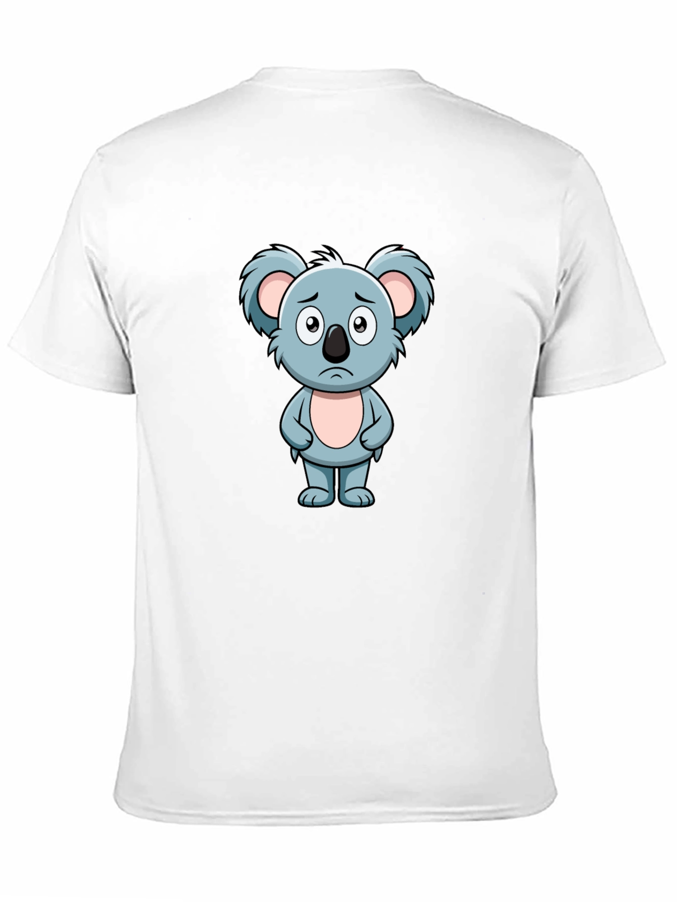 Sad Koala Graphic T-Shirt - Soft Cotton Blend