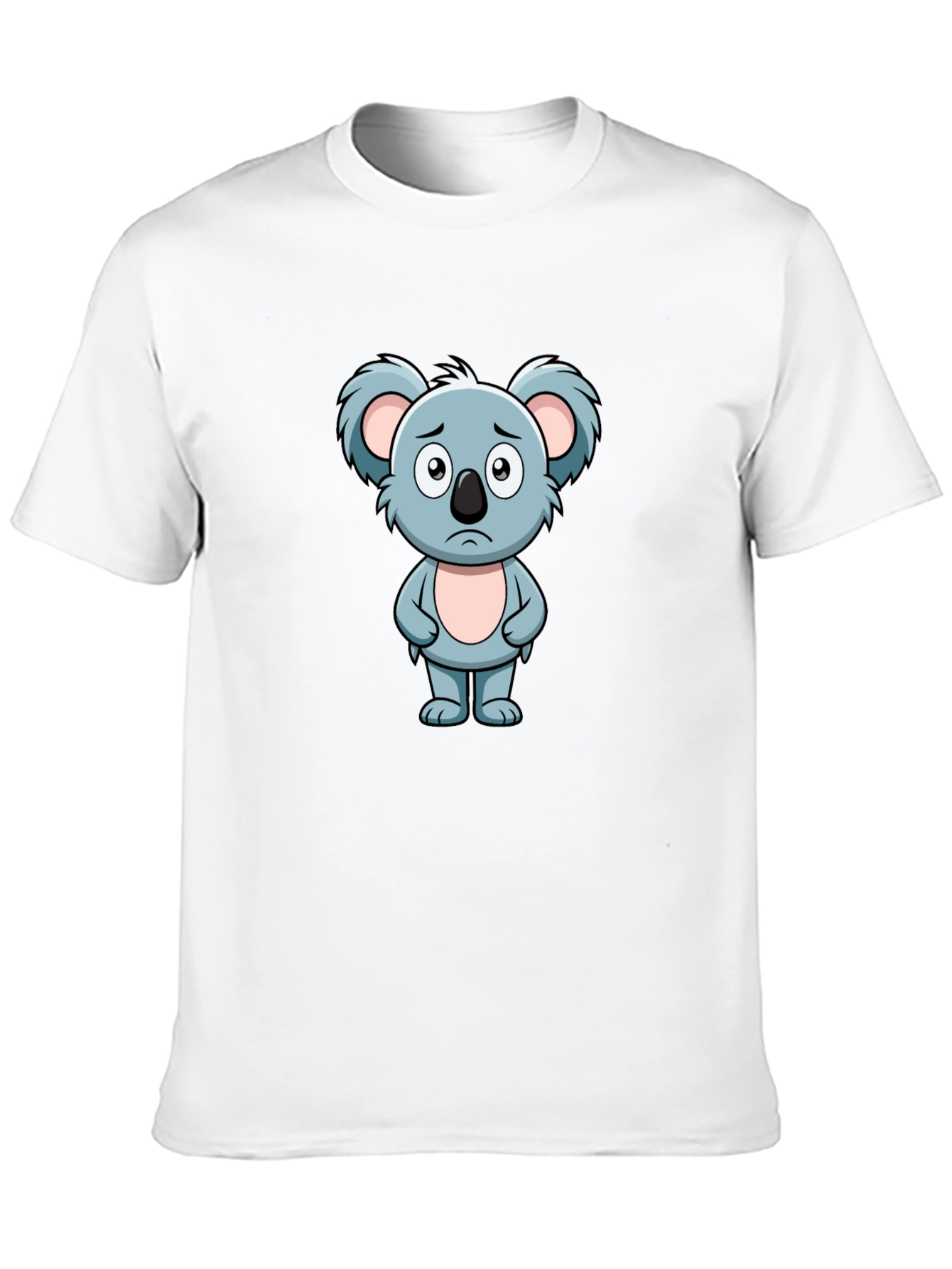 Sad Koala Graphic T-Shirt - Soft Cotton Blend