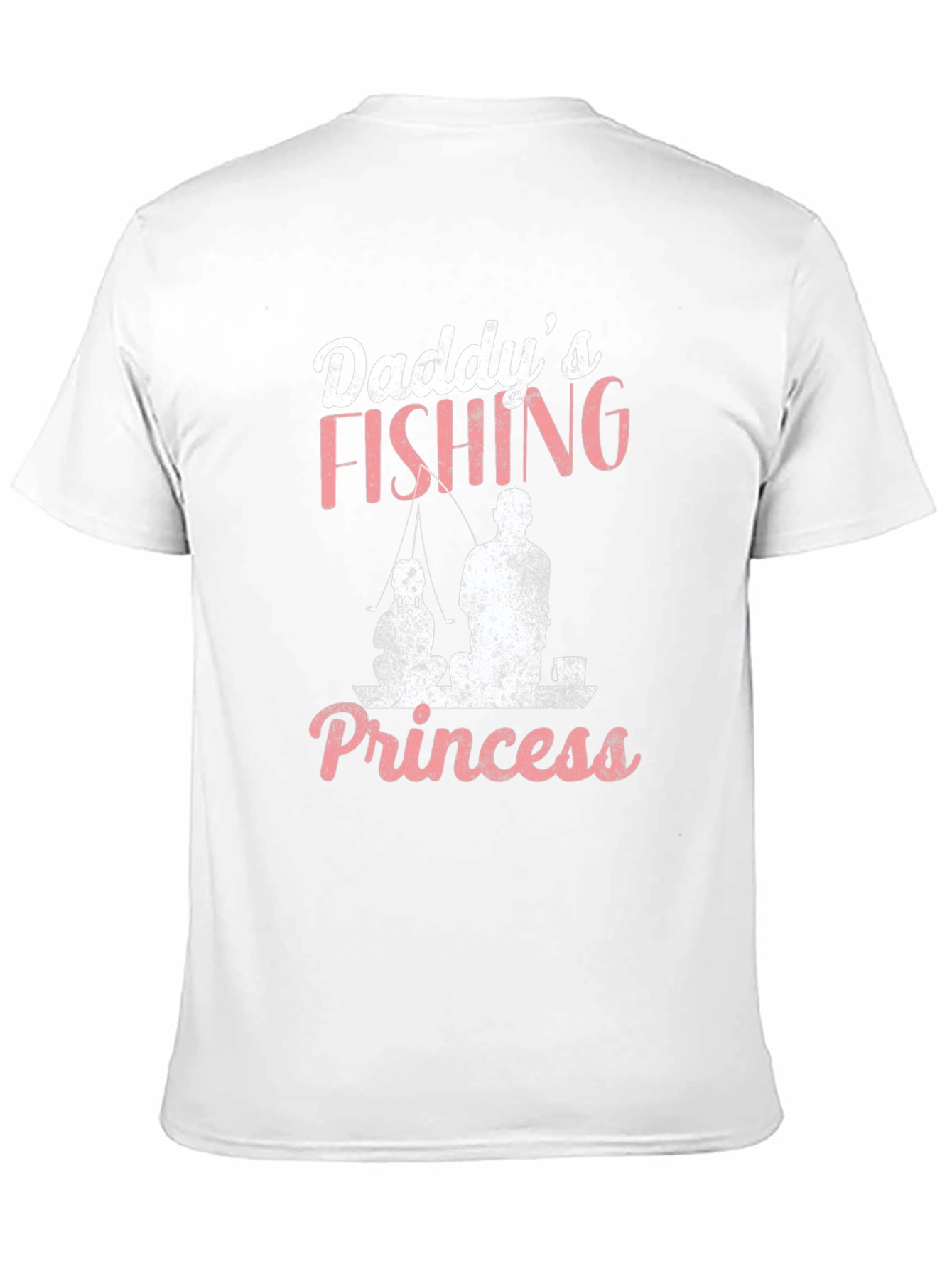 Daddys Fishing Princess Graphic T-Shirt Fathers Day Gift