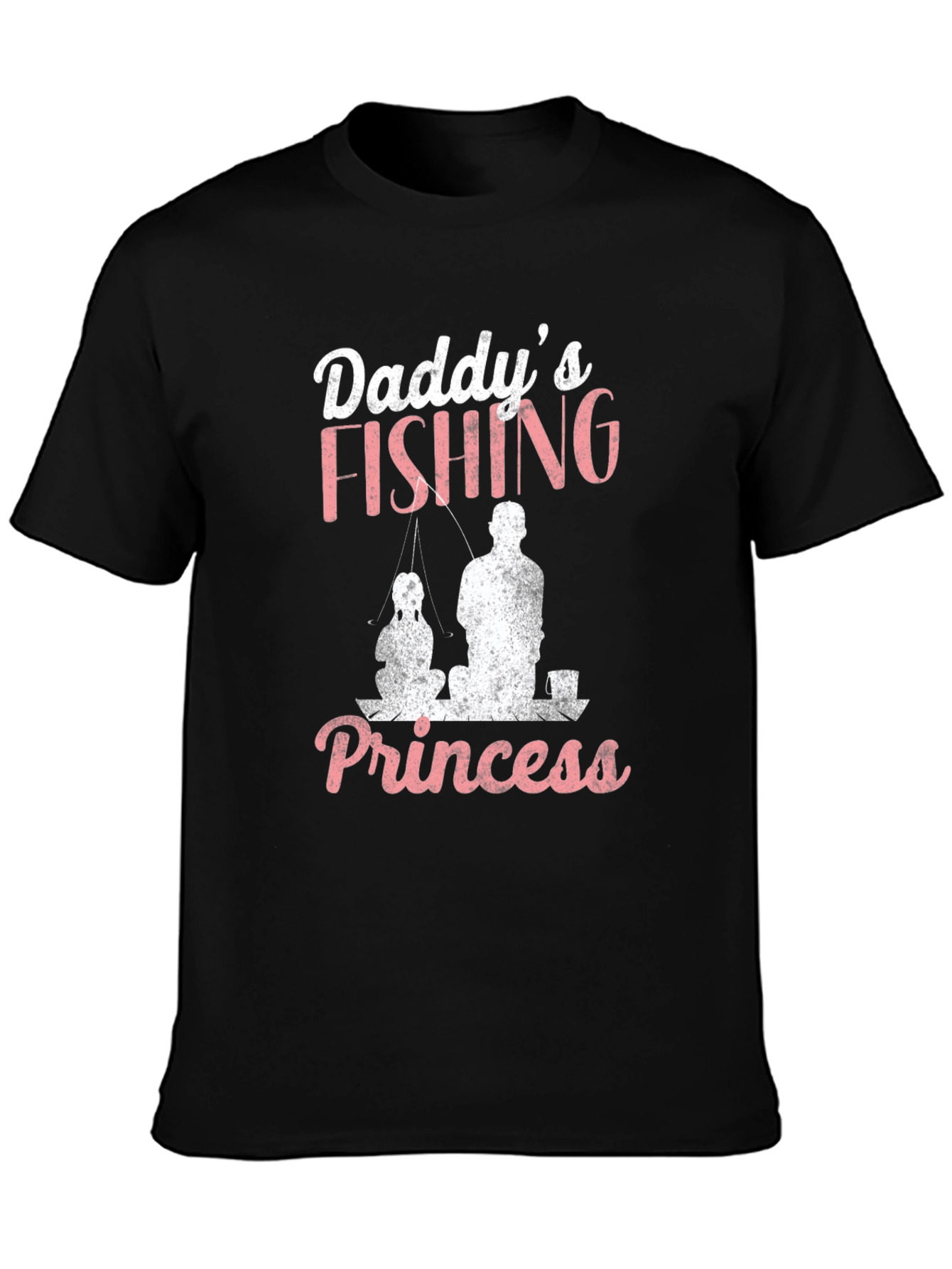Daddys Fishing Princess Graphic T-Shirt Fathers Day Gift