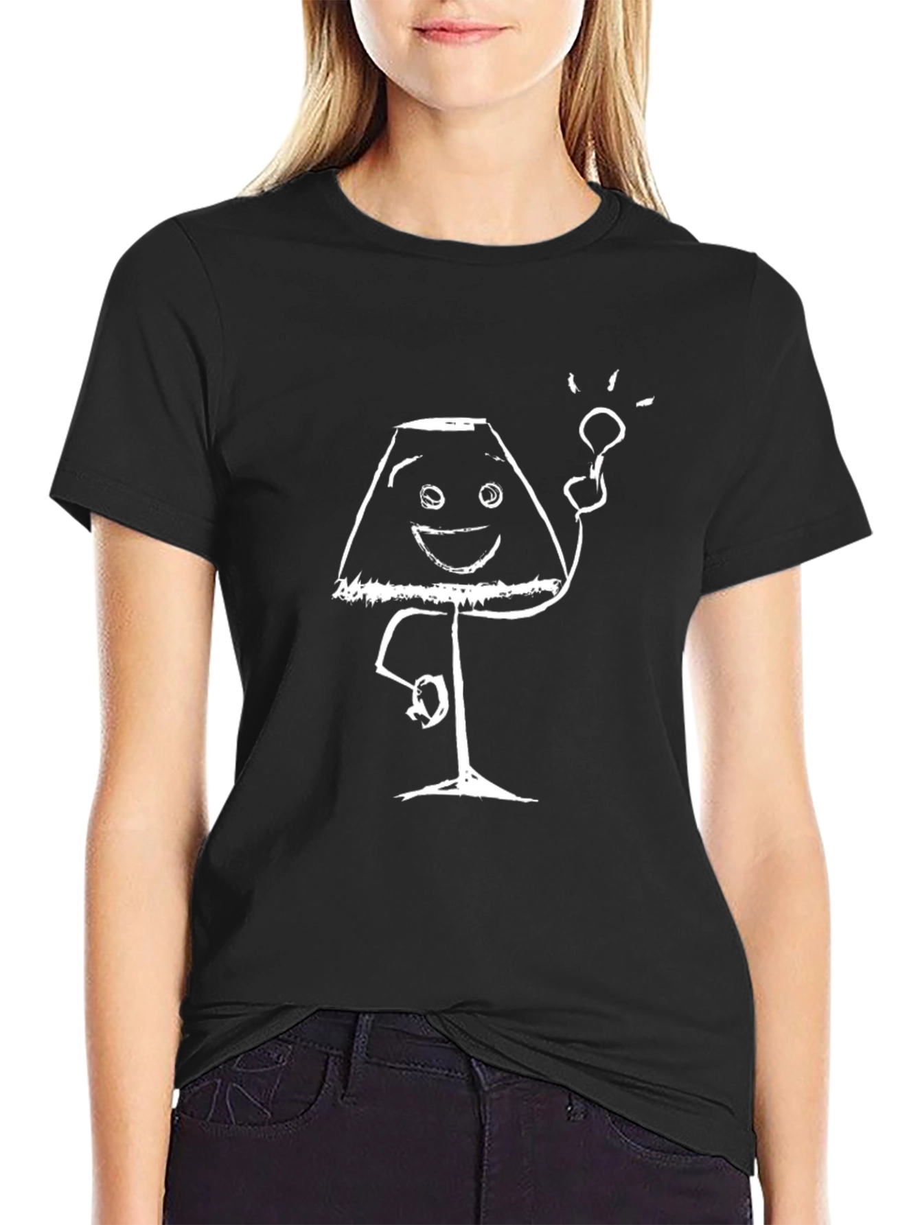 Lamp T-Shirt - Quirky Graphic Tee