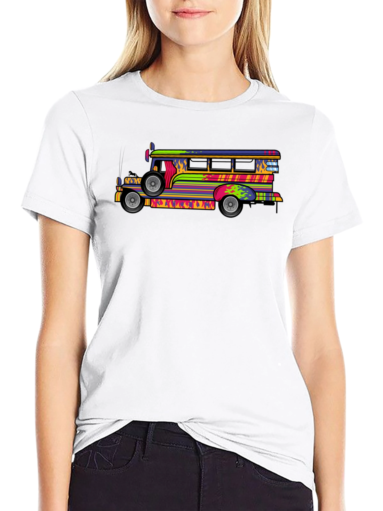 Colorful Philippine Jeepney T-Shirt