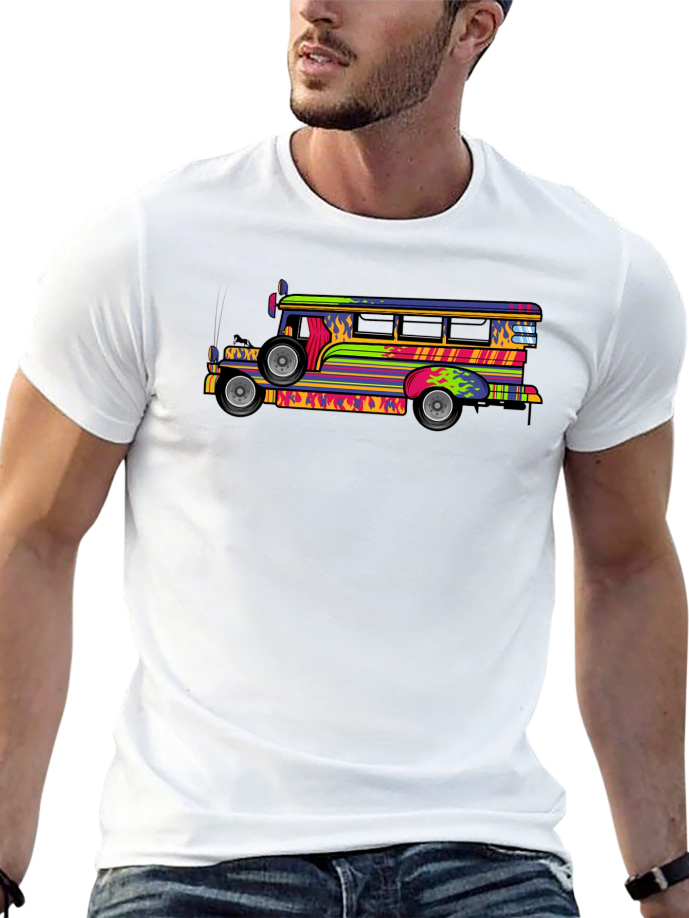 Colorful Philippine Jeepney T-Shirt