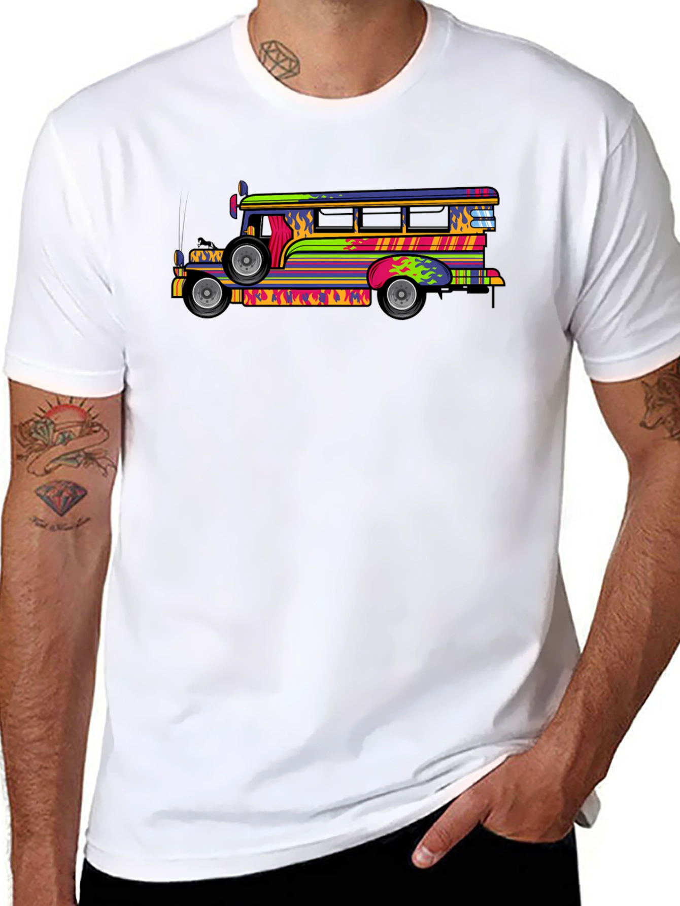 Colorful Philippine Jeepney T-Shirt
