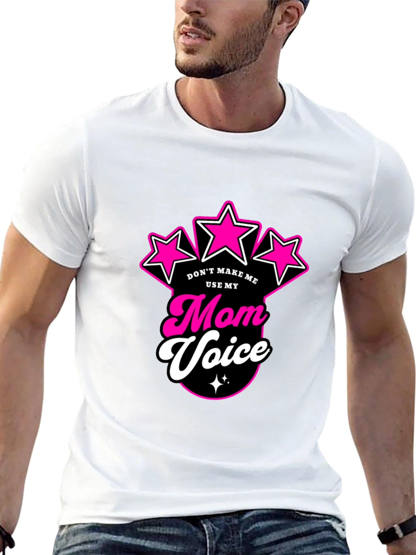 Mom Voice Black T-Shirt