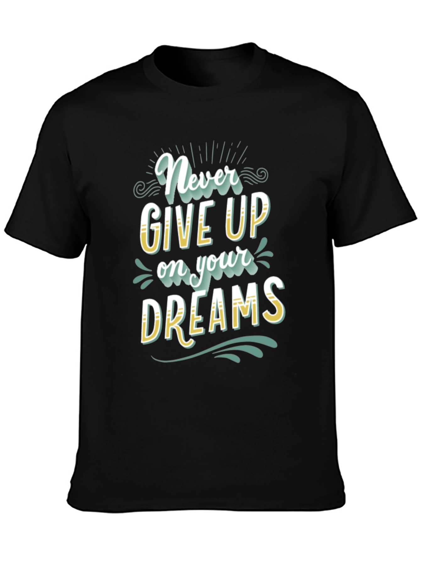 Motivational Never Give Up T-Shirt
