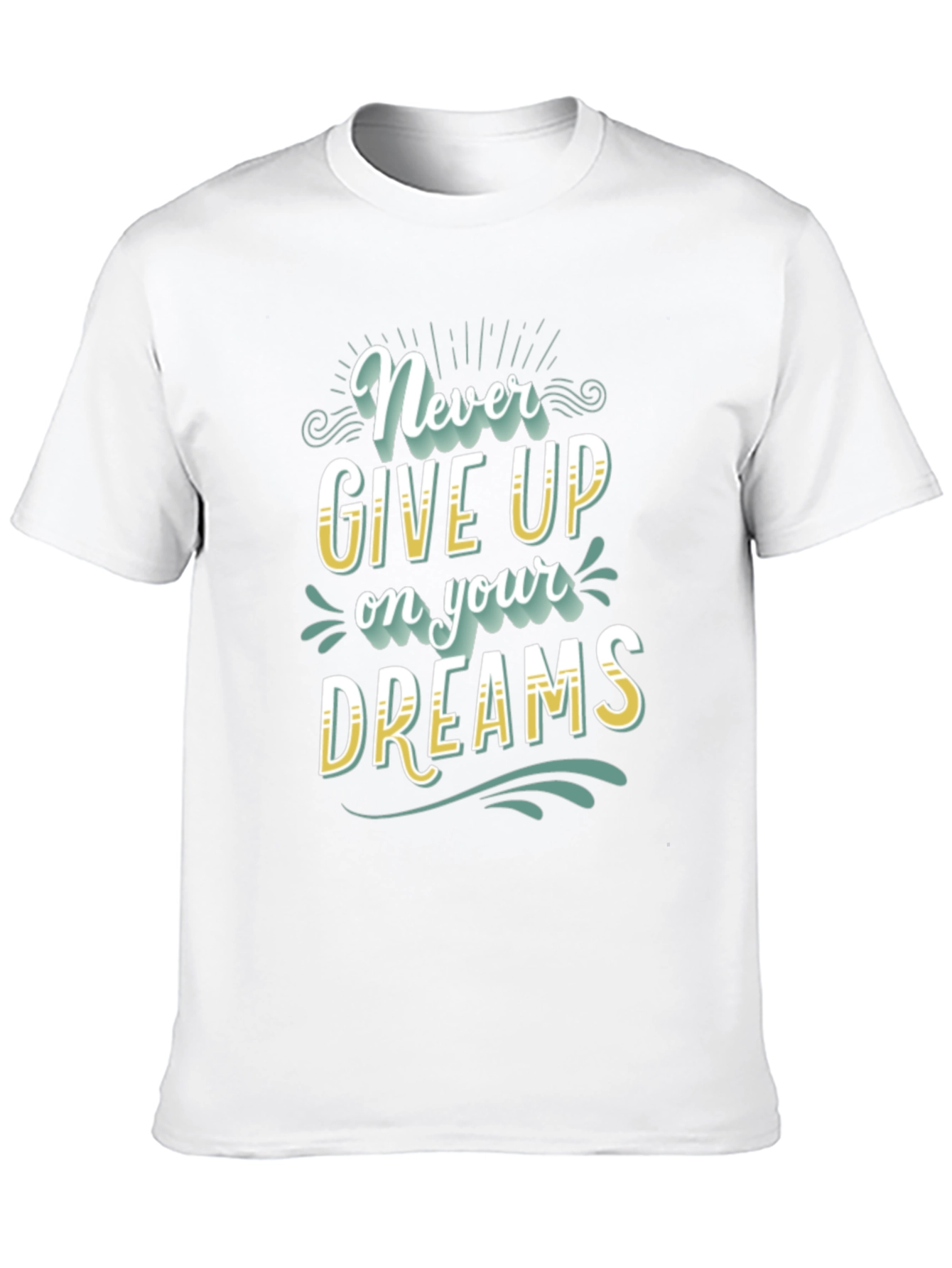 Motivational Never Give Up T-Shirt