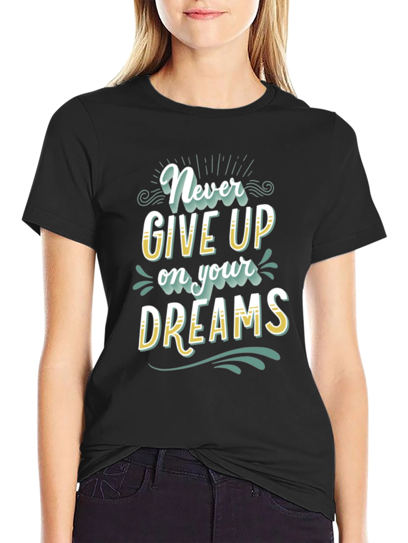 Motivational Never Give Up T-Shirt