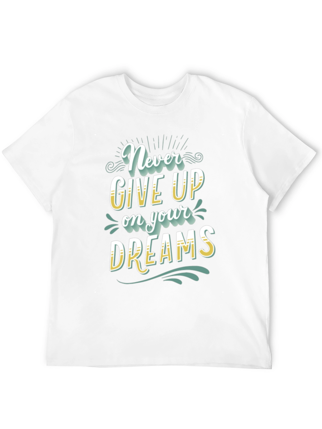 Motivational Never Give Up T-Shirt