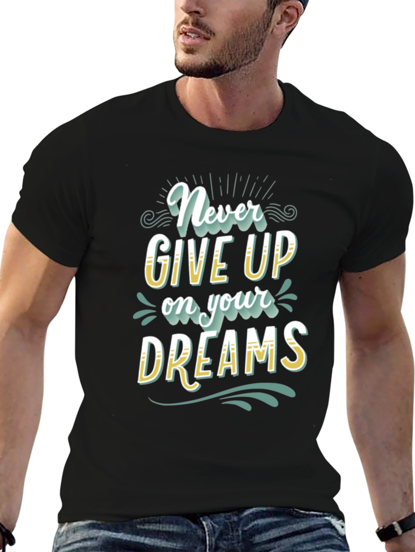 Motivational Never Give Up T-Shirt