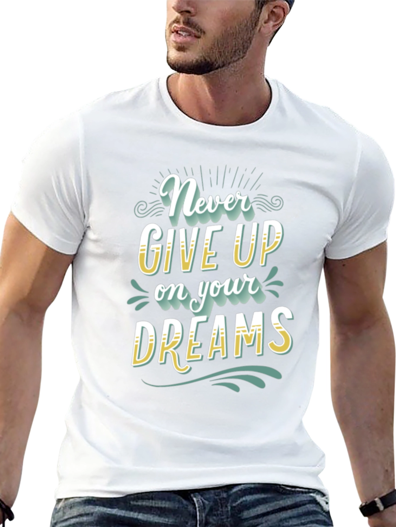 Motivational Never Give Up T-Shirt