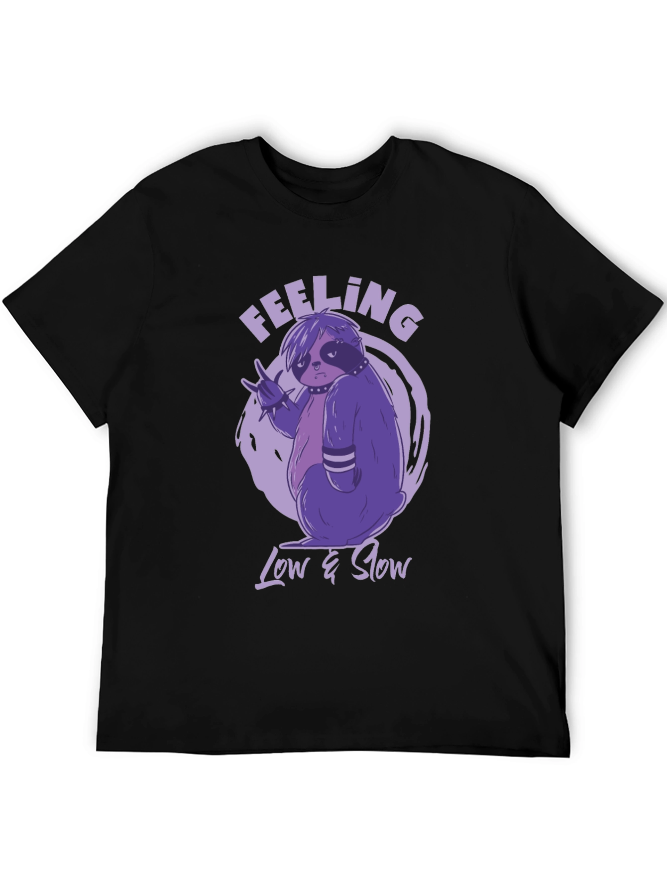 Feeling Low & Slow Sloth Graphic T-Shirt