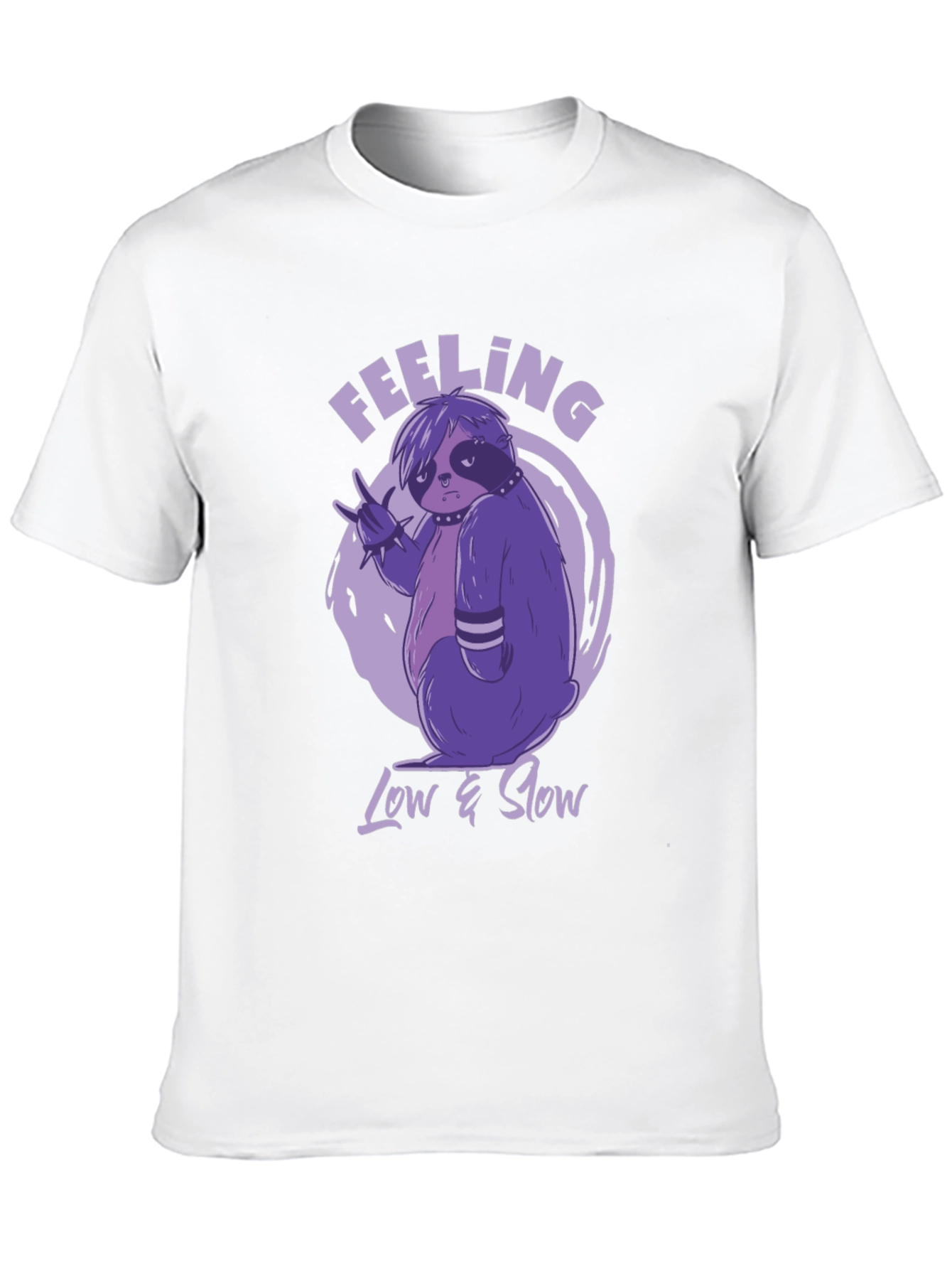 Feeling Low & Slow Sloth Graphic T-Shirt