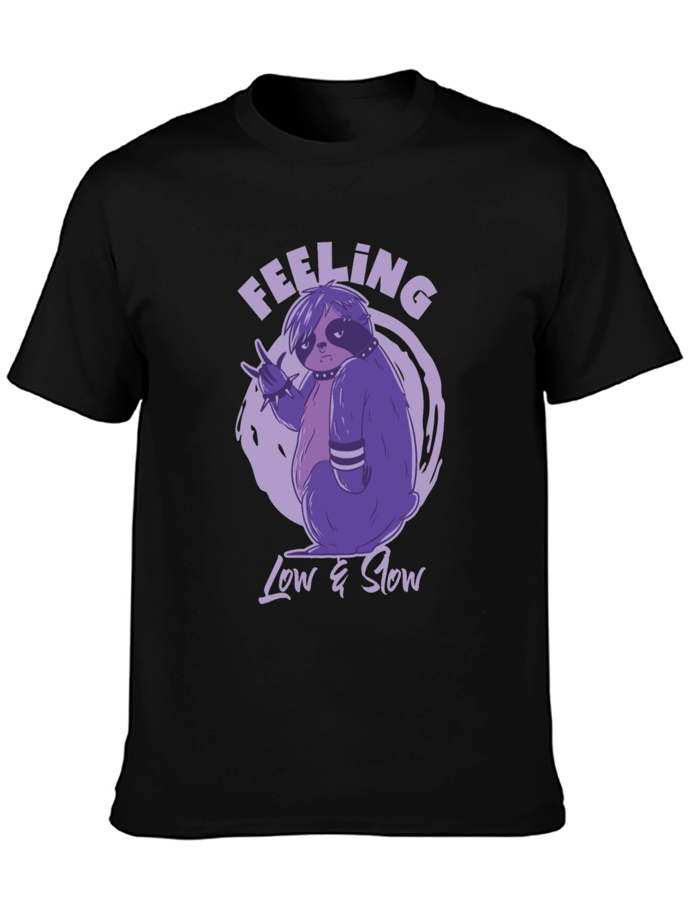 Feeling Low & Slow Sloth Graphic T-Shirt
