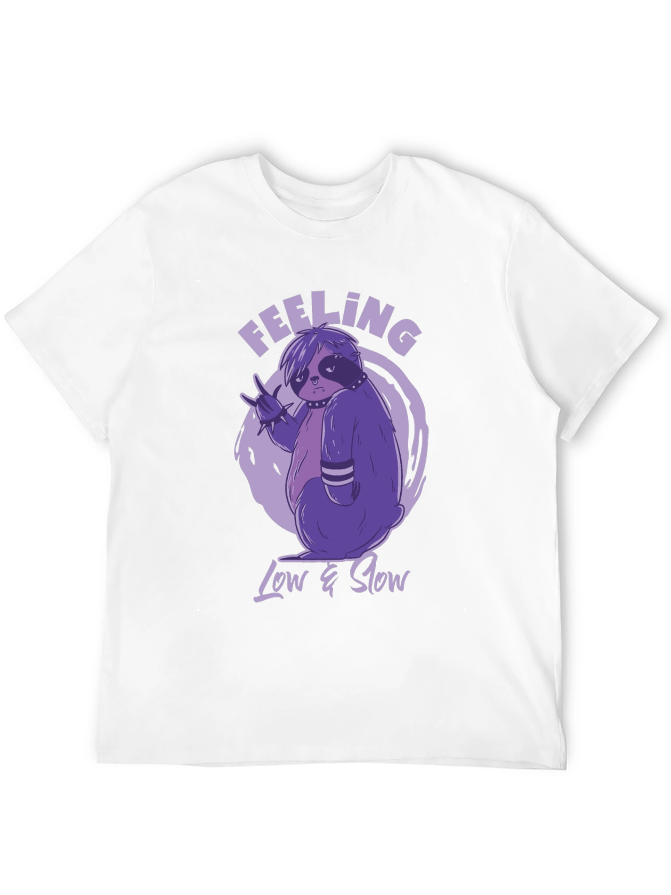 Feeling Low & Slow Sloth Graphic T-Shirt