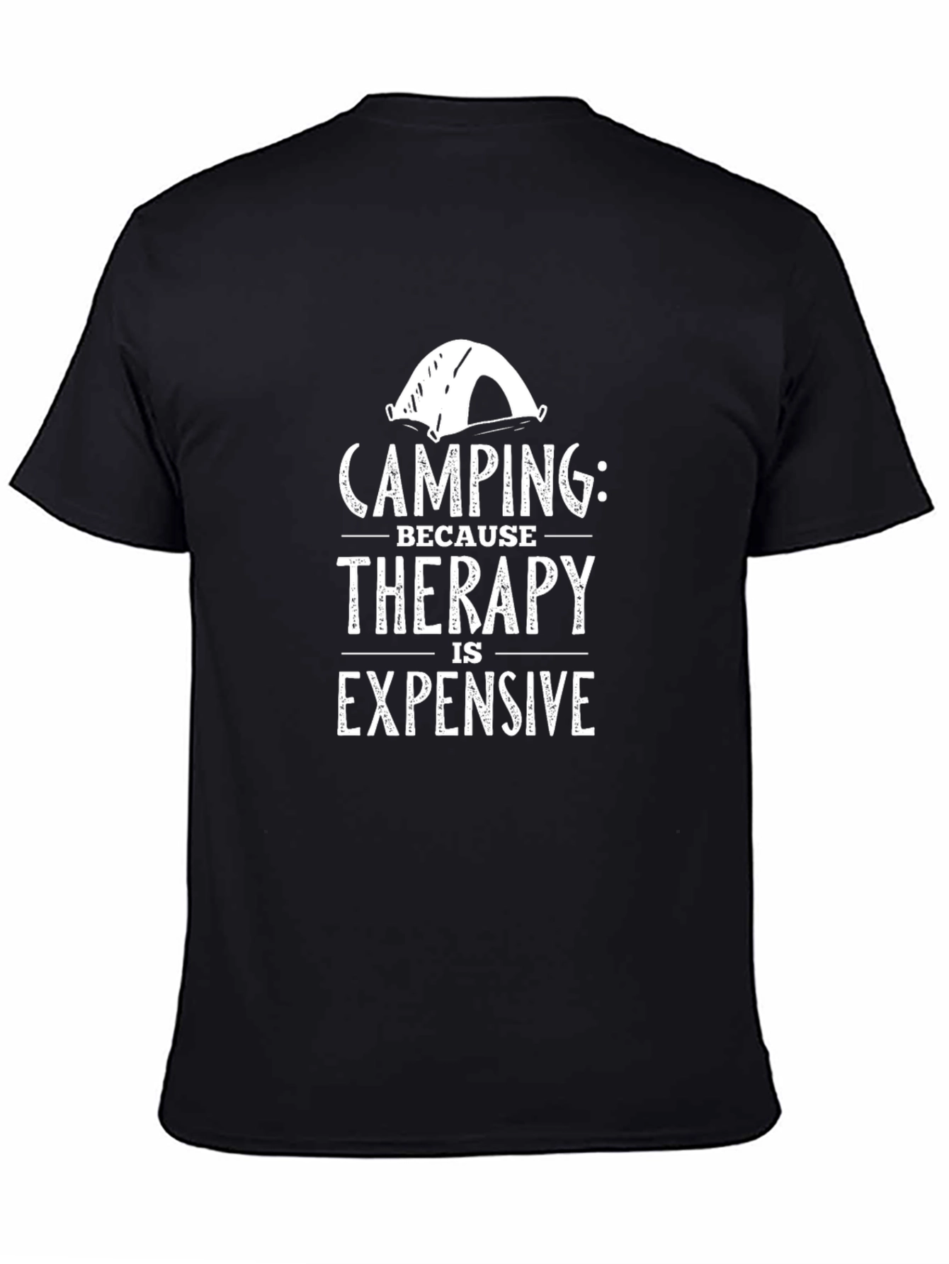Camping Therapy T-Shirt - Humorous Outdoor Apparel
