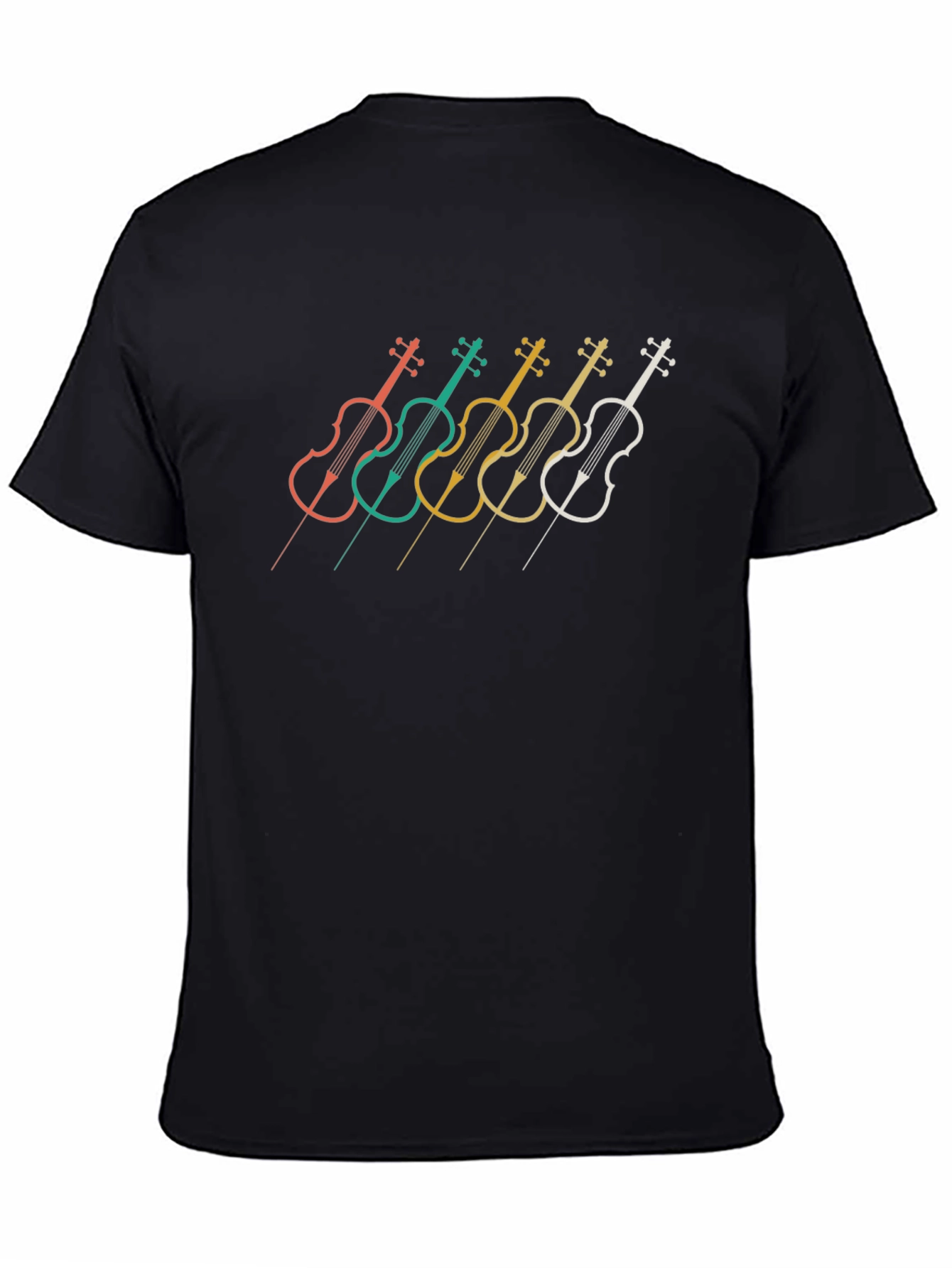Retro Violin Music T-Shirt - Stylish Musician Tee