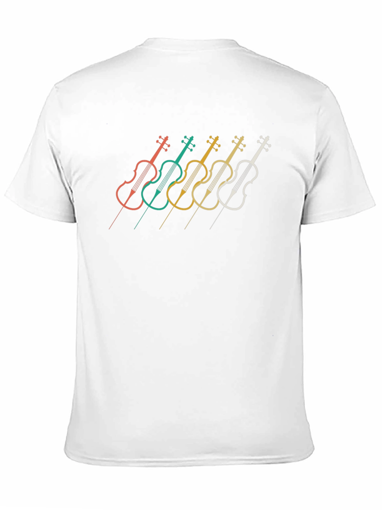 Retro Violin Music T-Shirt - Stylish Musician Tee
