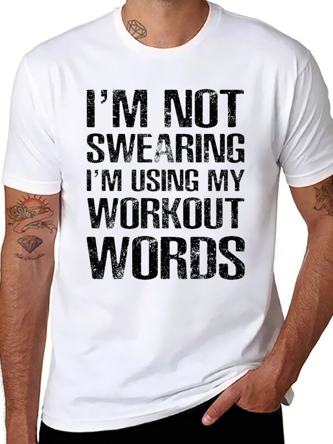 Workout Words Graphic Tee