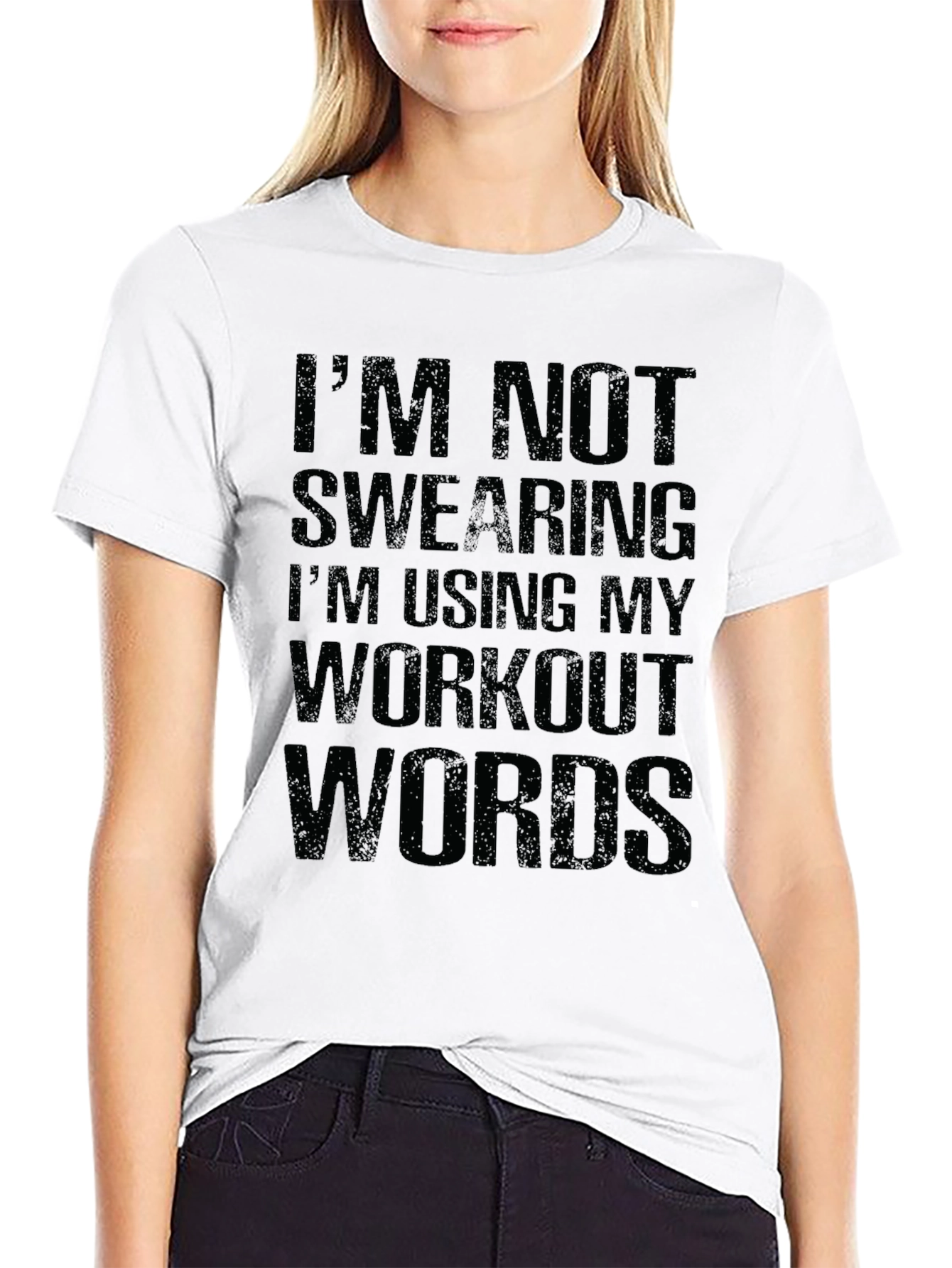 Workout Words Graphic Tee
