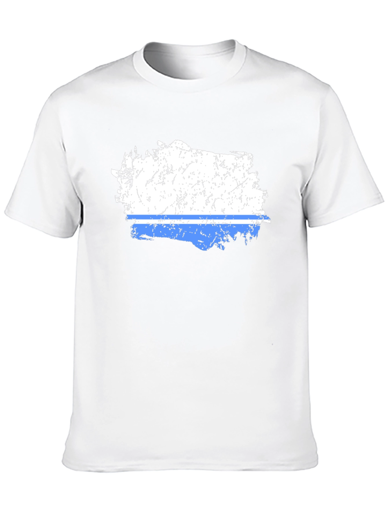 Tatarstan Flag Distressed Graphic Tee - Black