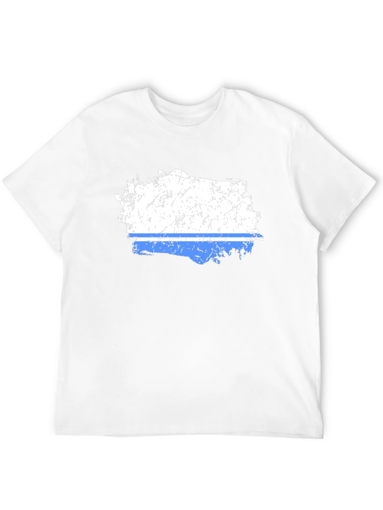 Tatarstan Flag Distressed Graphic Tee - Black