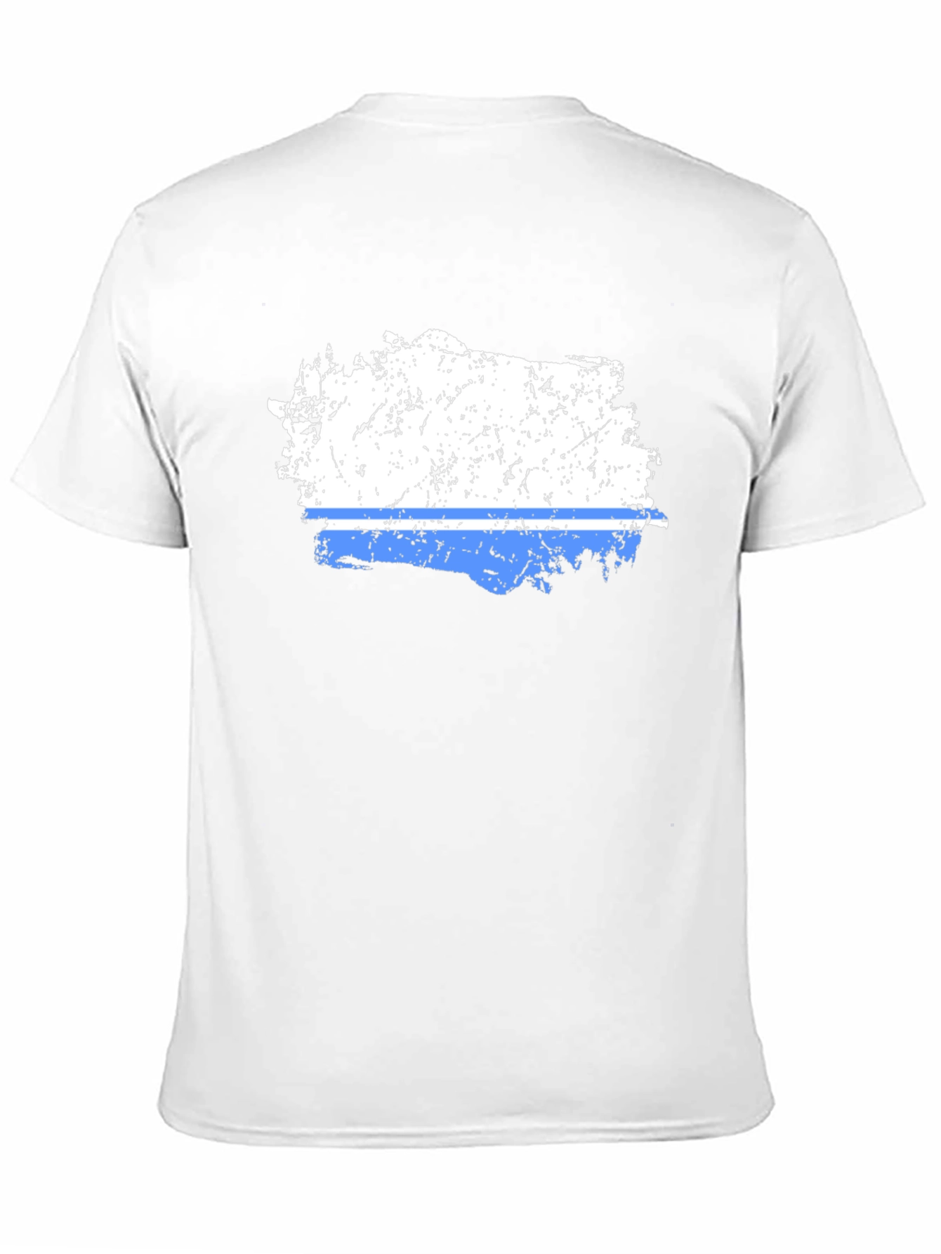 Tatarstan Flag Distressed Graphic Tee - Black