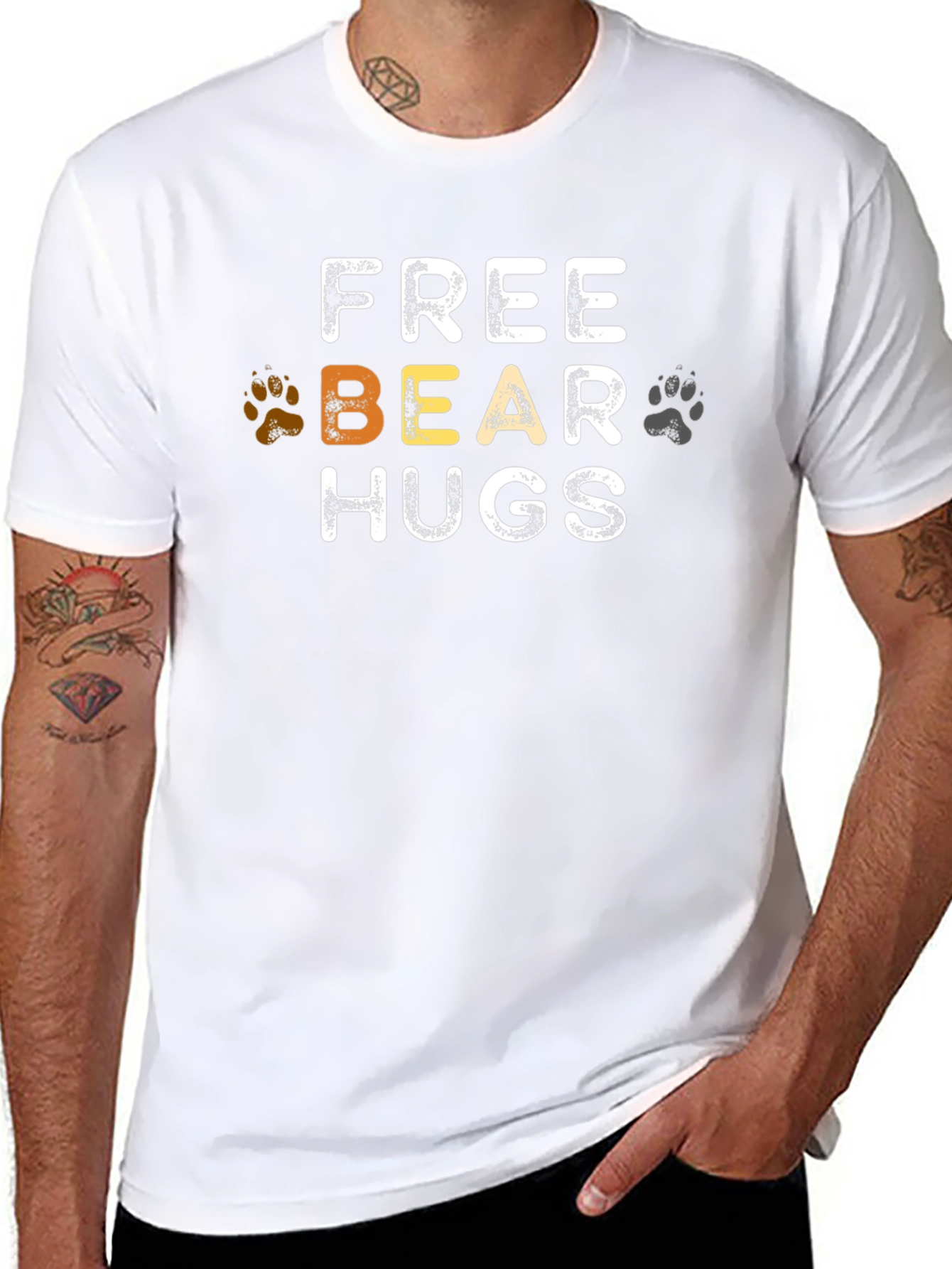 Free Bear Hugs T-Shirt Cute Graphic Tee