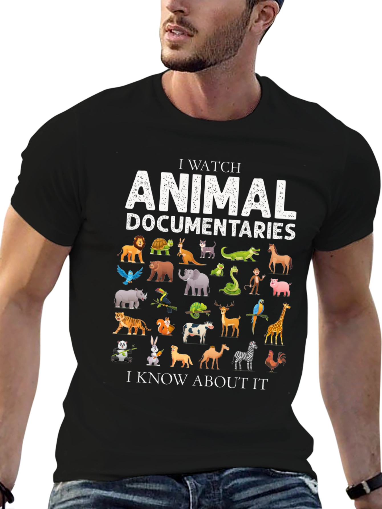 Animal Documentary T-Shirt | Wildlife Enthusiast Tee
