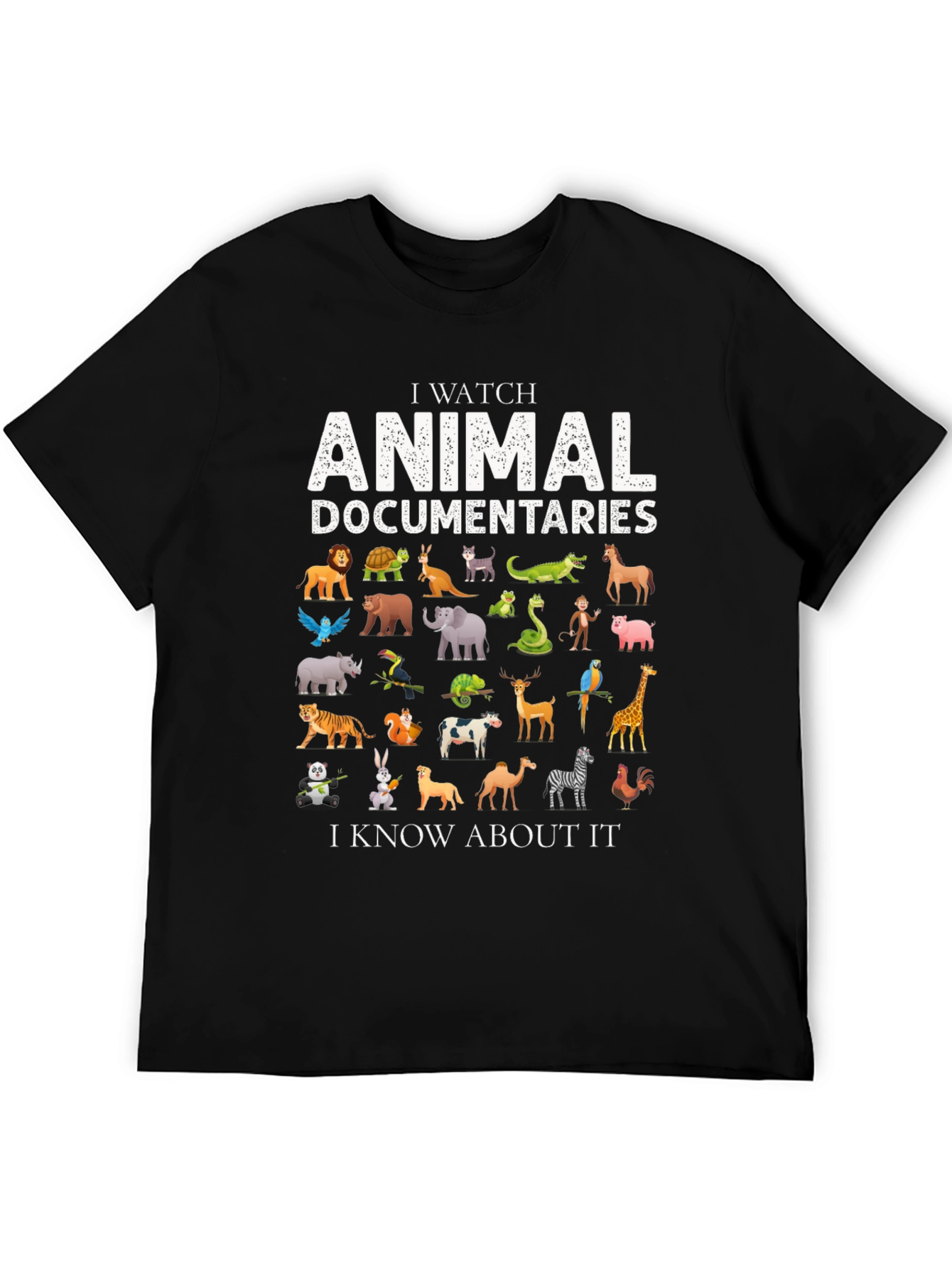 Animal Documentary T-Shirt | Wildlife Enthusiast Tee
