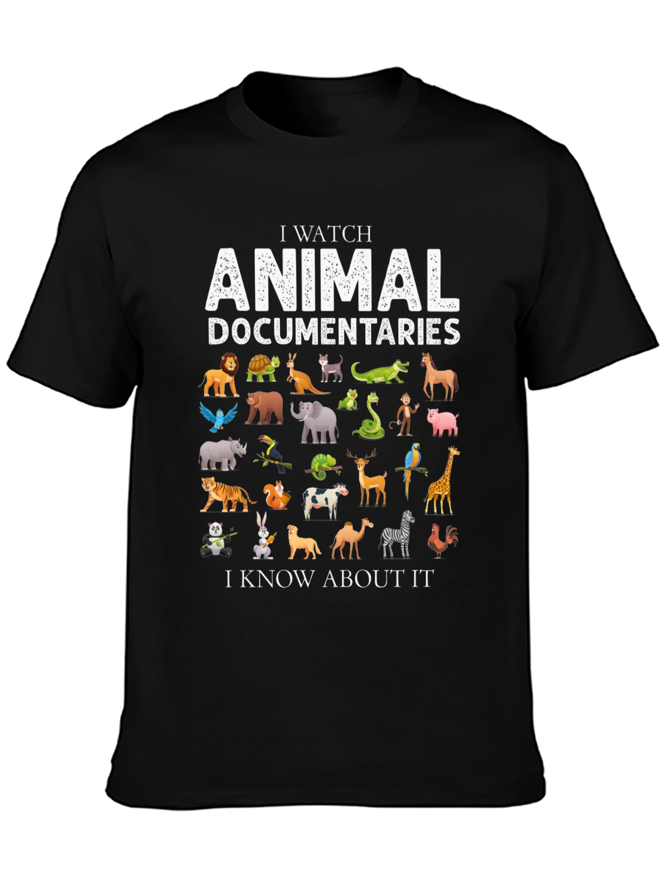 Animal Documentary T-Shirt | Wildlife Enthusiast Tee