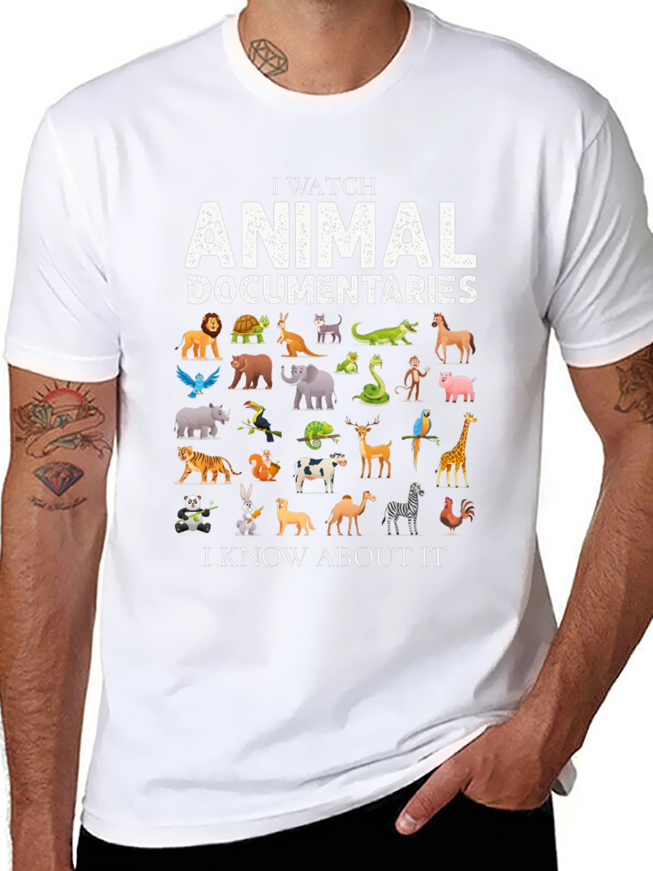 Animal Documentary T-Shirt | Wildlife Enthusiast Tee