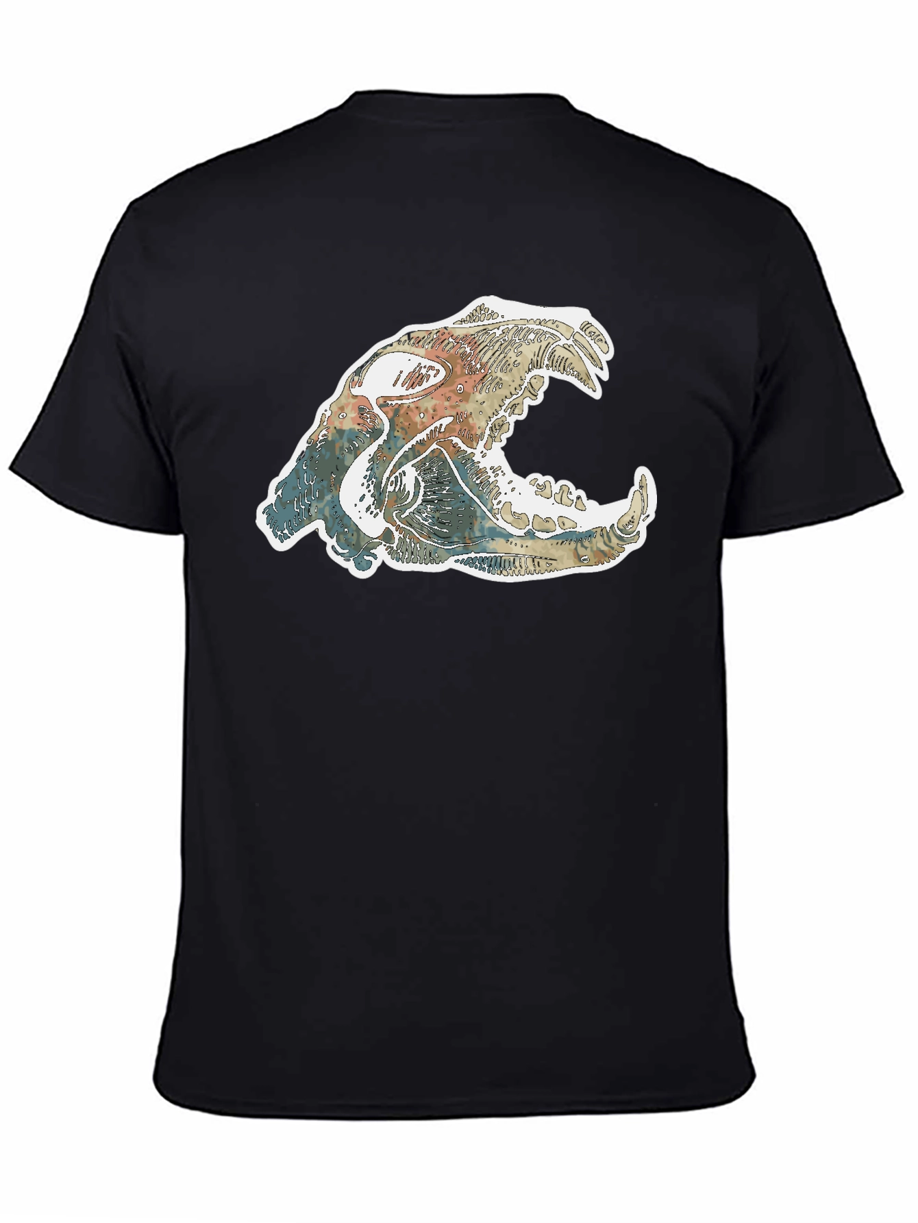 Cool Animal Skull Graphic T-Shirt