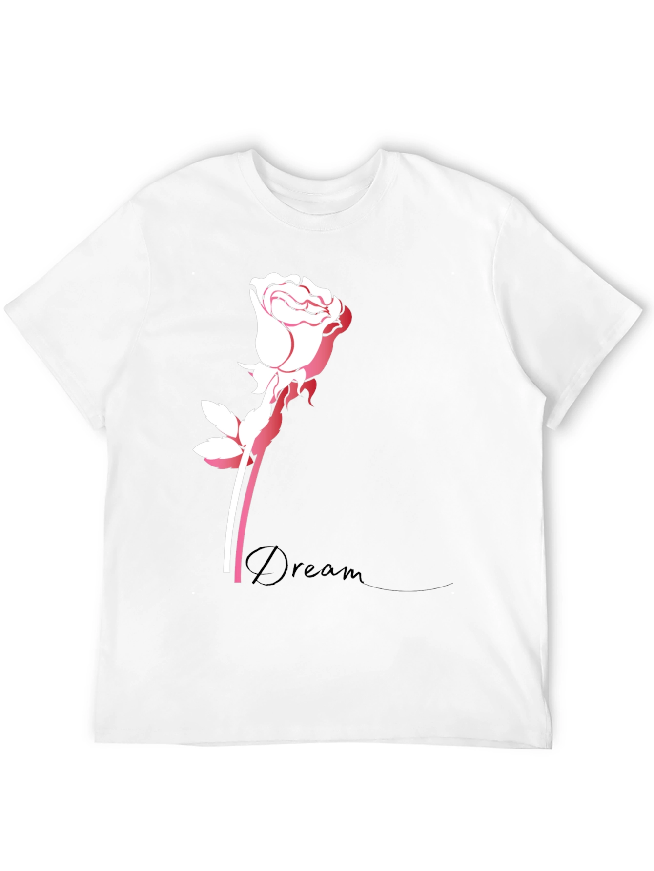 Dream Rose Black T-Shirt