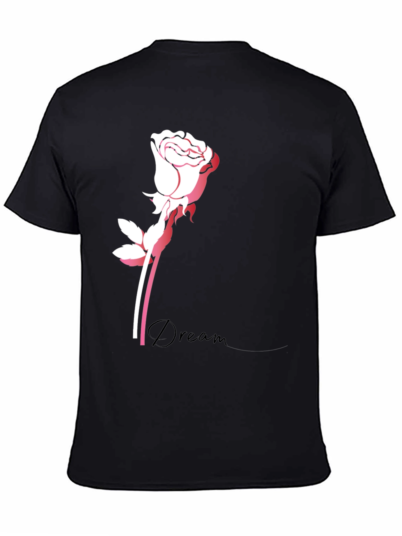 Dream Rose Black T-Shirt
