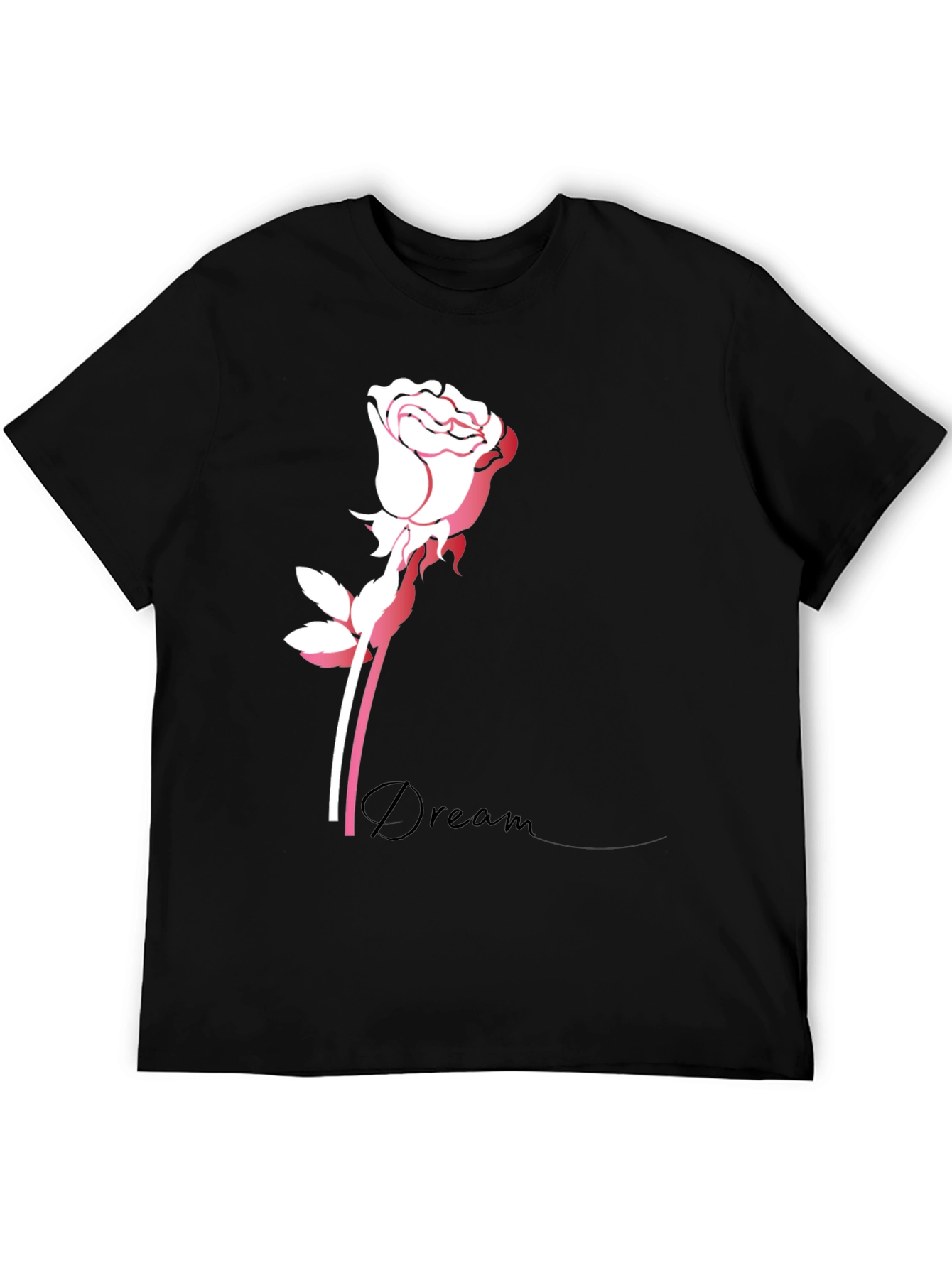 Dream Rose Black T-Shirt