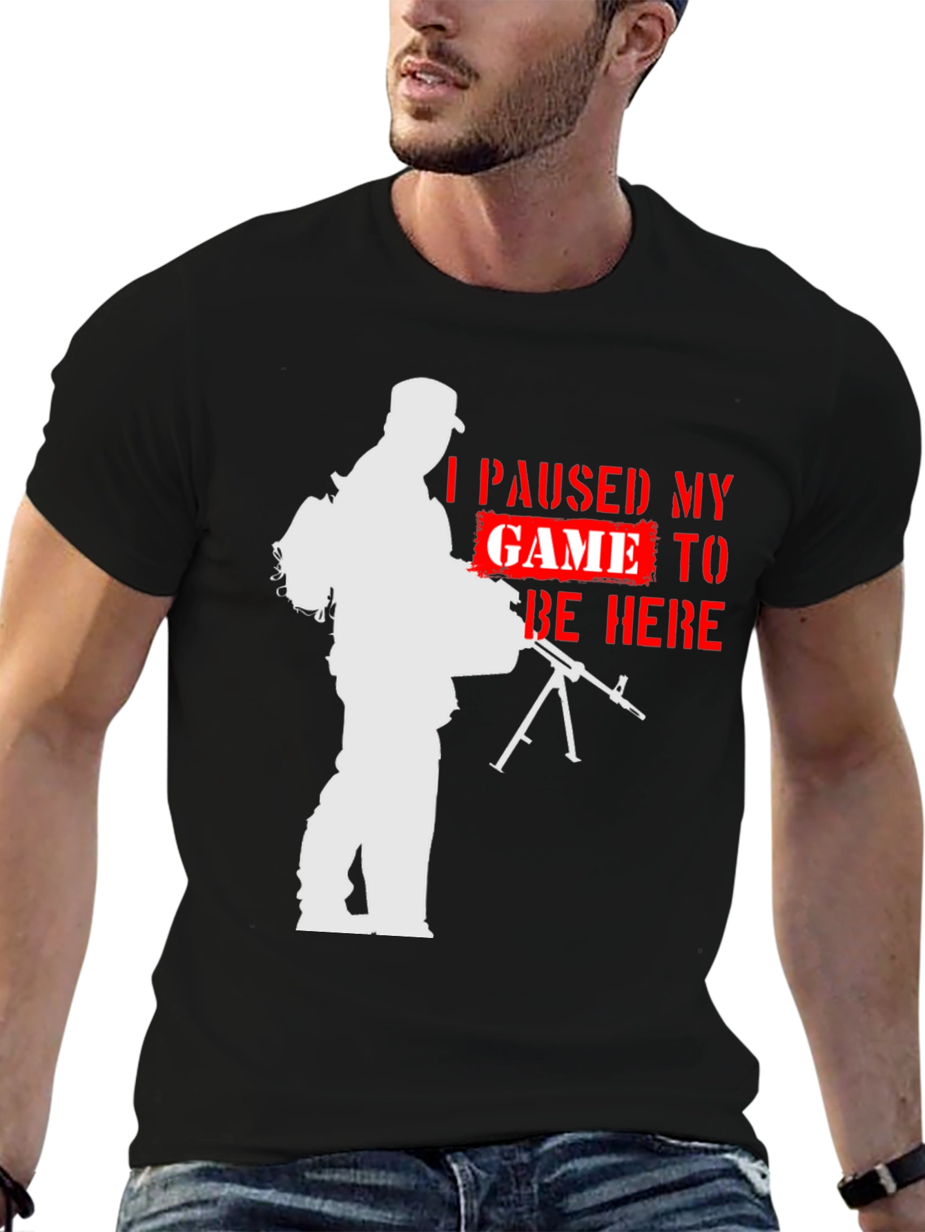 Gamer Graphic Tee - I Paused My Game T-Shirt